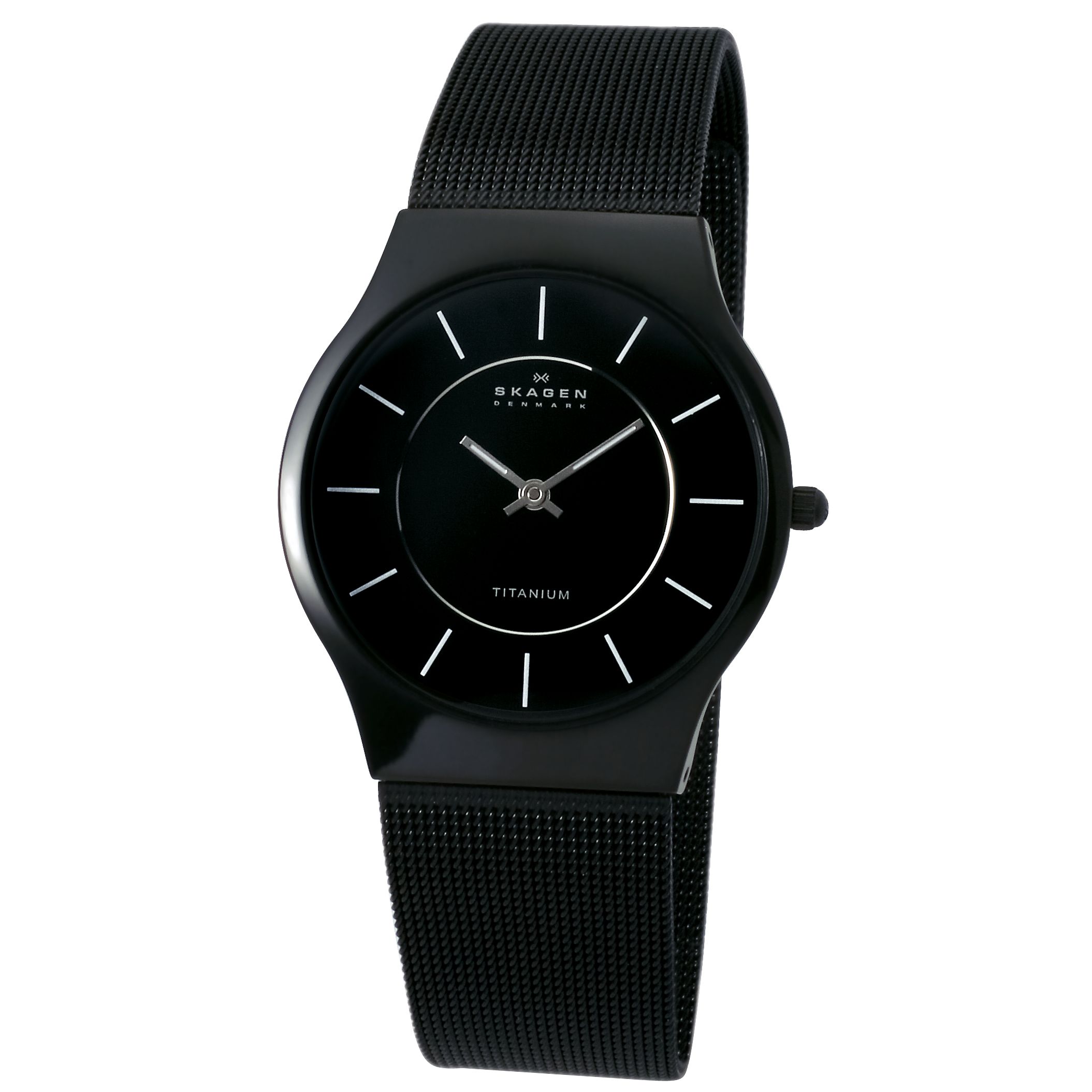 Skagen 233LTMB Titanium Mesh Mens Watch,