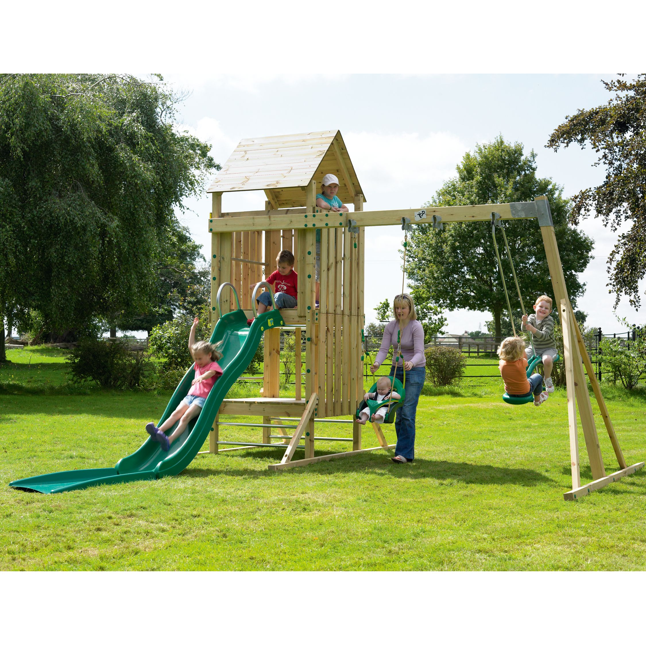 TP Kingswood Full Height Tower and Swing Set