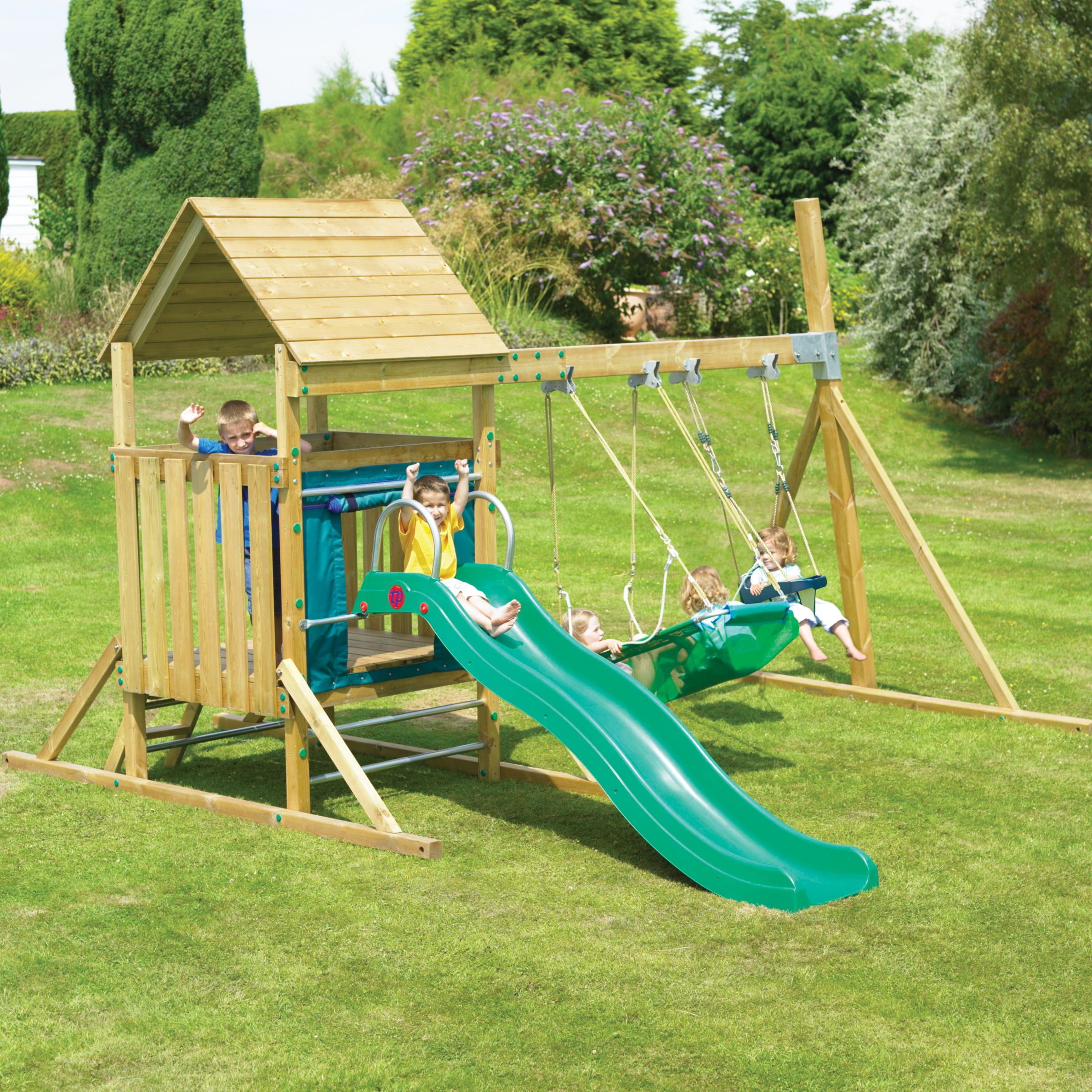 TP Kingswood Low Tower and Swing Set