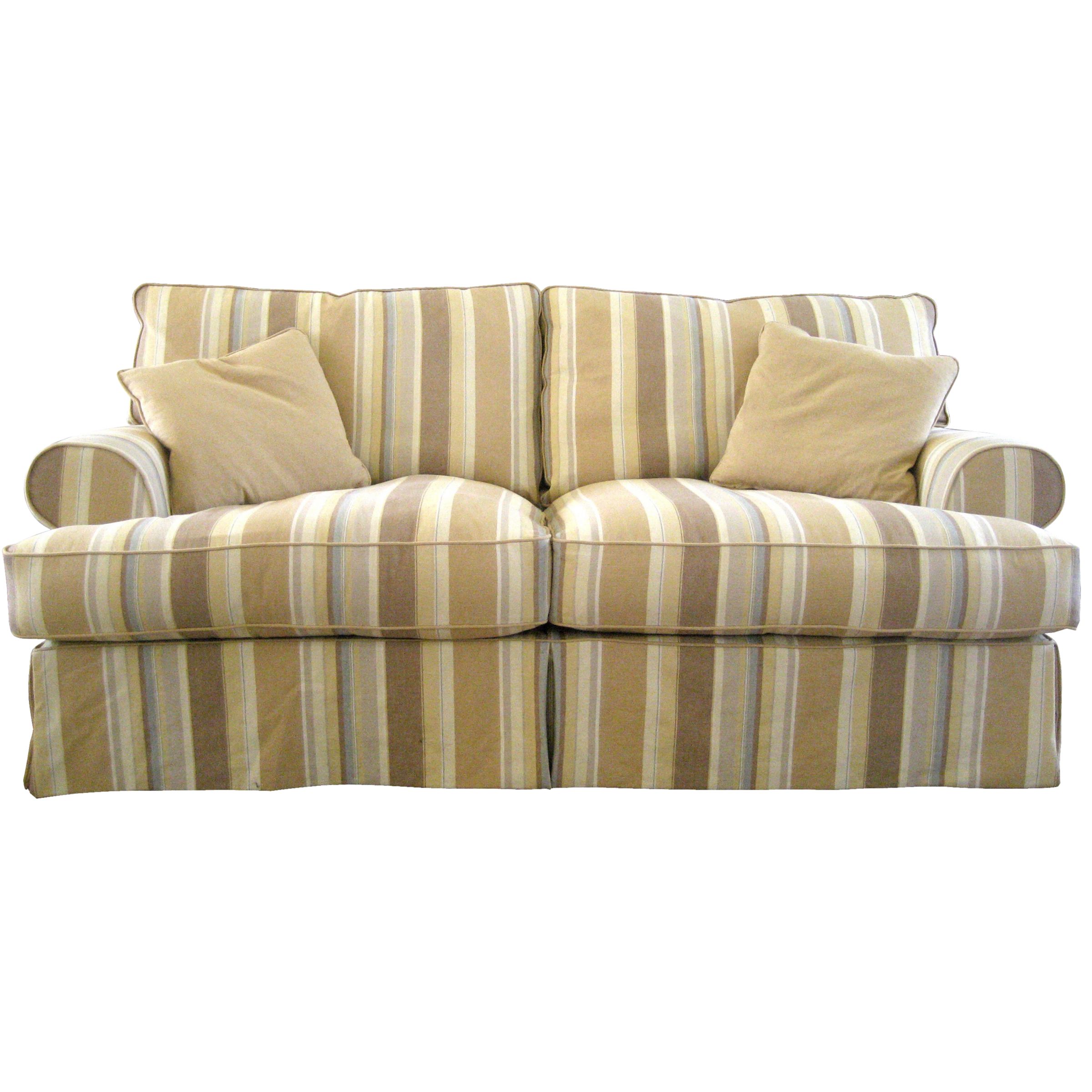 John Lewis Sorrento Grand Sofa, Beach Stripe, Sand