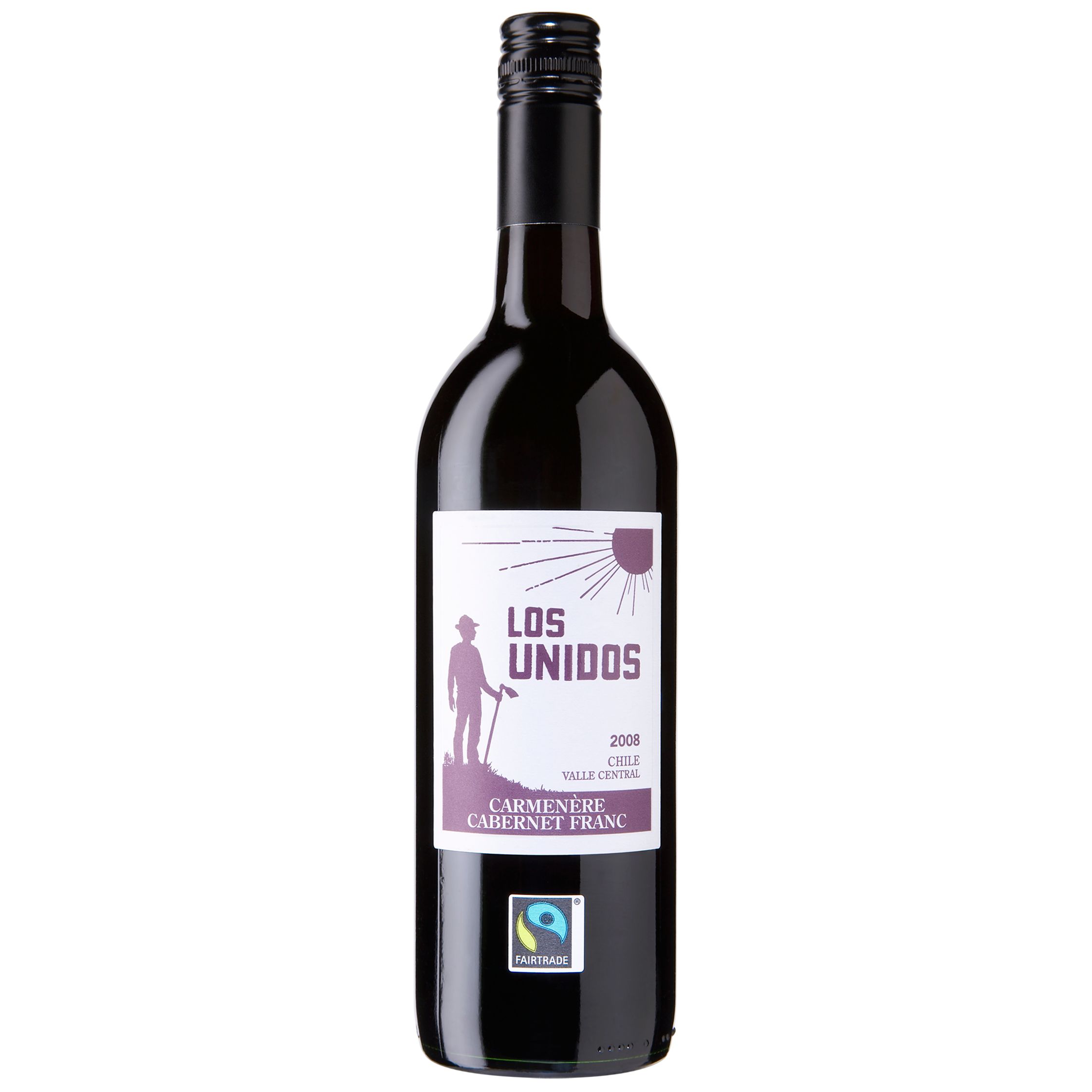 Los Unidos Fairtrade Carmenère / Cabernet Franc 2010 Central Valley, Chile 