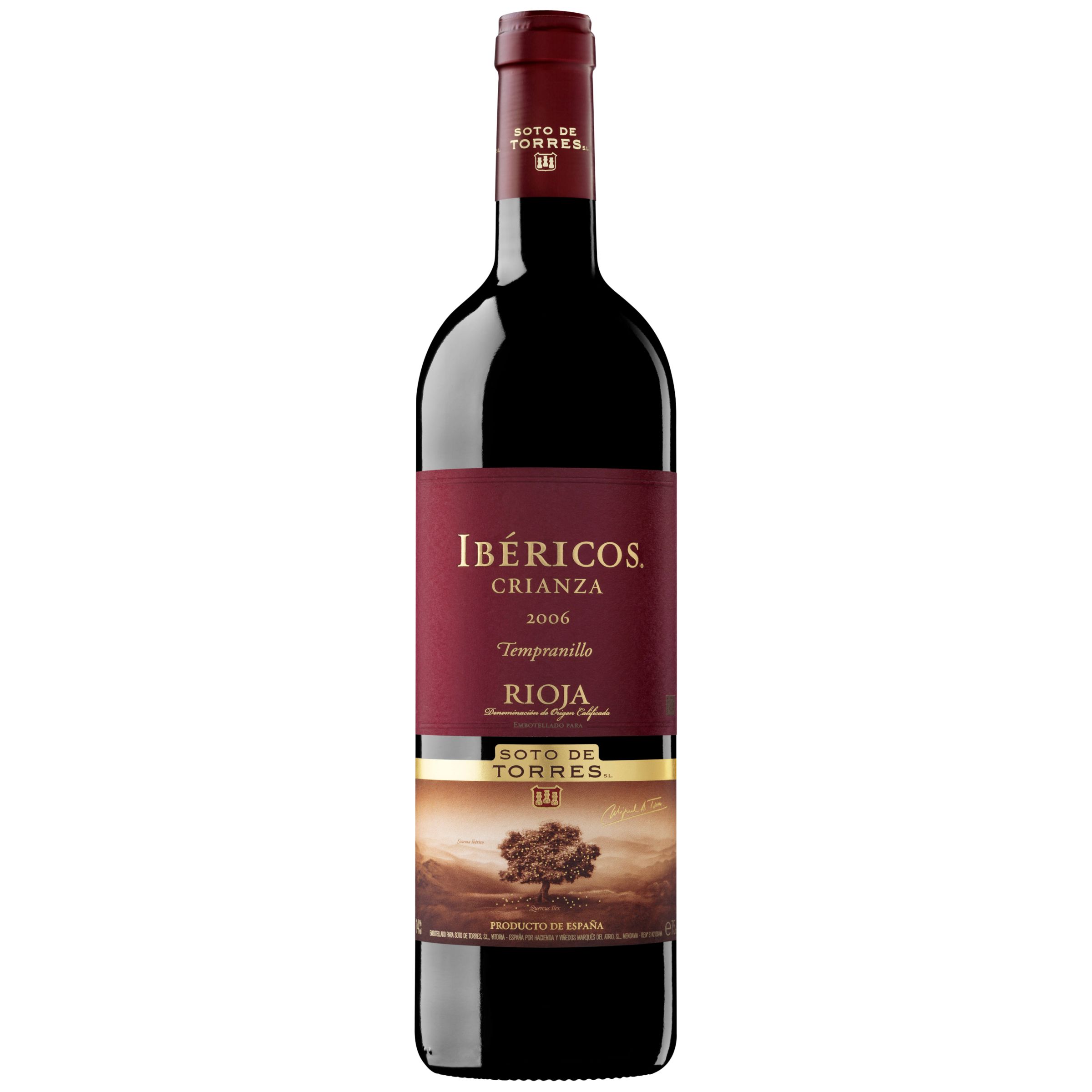 Torres Ibericos Crianza 2007/08 Rioja, Spain 	