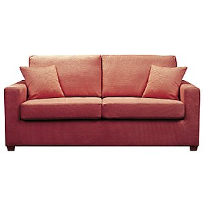 John Lewis Ravel Grand Sofa Bed, Red