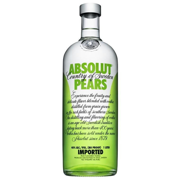 Absolut Pears Vodka at John Lewis