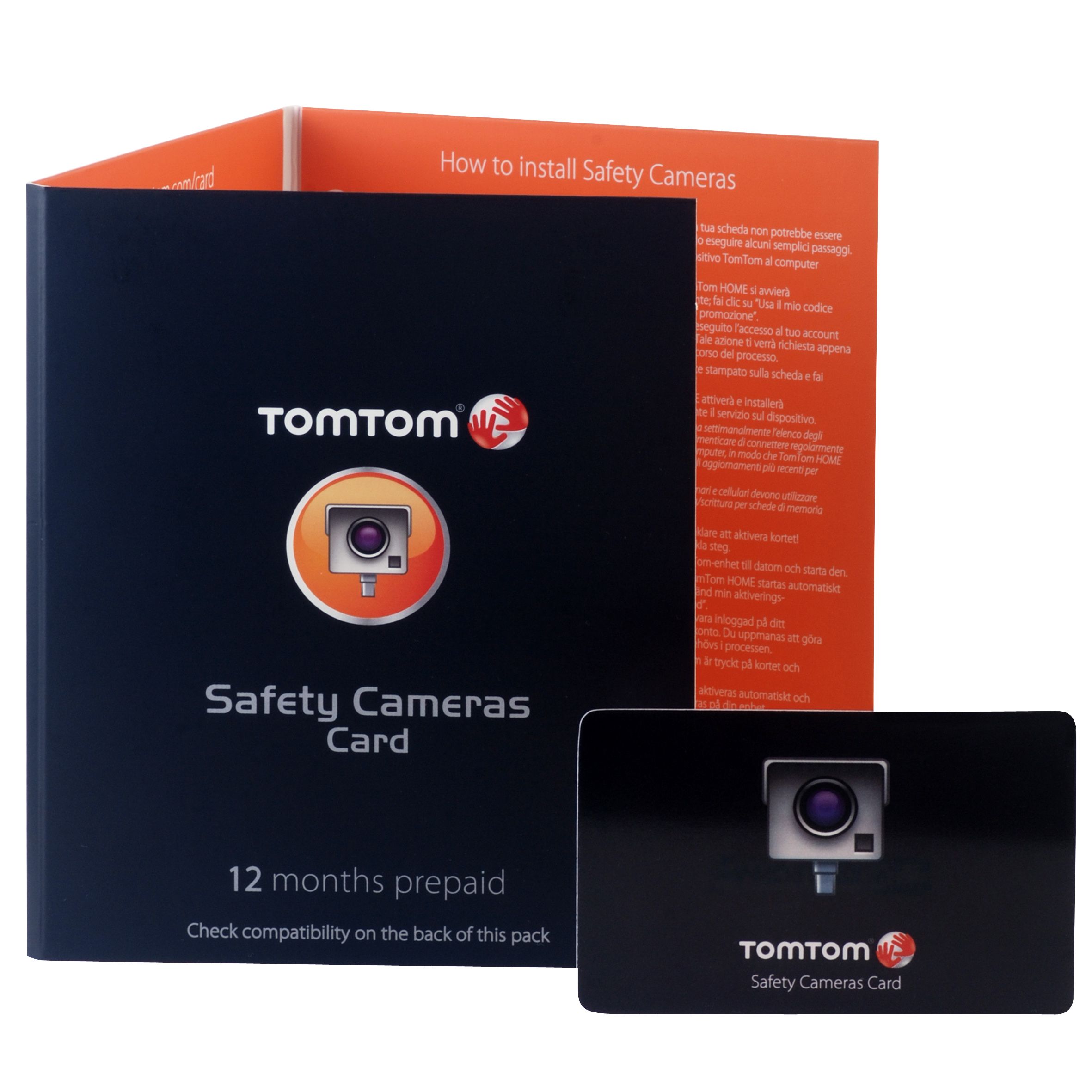 TomTom Safety Cameras 12 Months Pre Paid Subscription Card