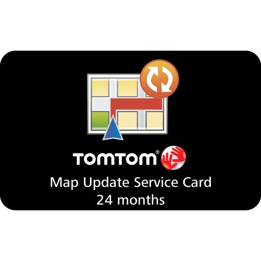 TomTom 24 Months Pre Paid Map Update Subscription Card