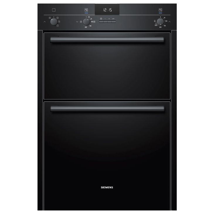 Siemens HB13MB621B Double Electric Oven, Black at John Lewis