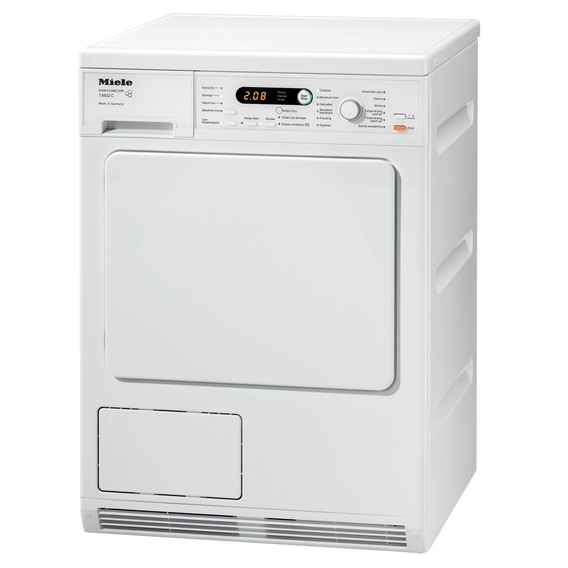 Miele T8822C Condenser Tumble Dryer, White at John Lewis