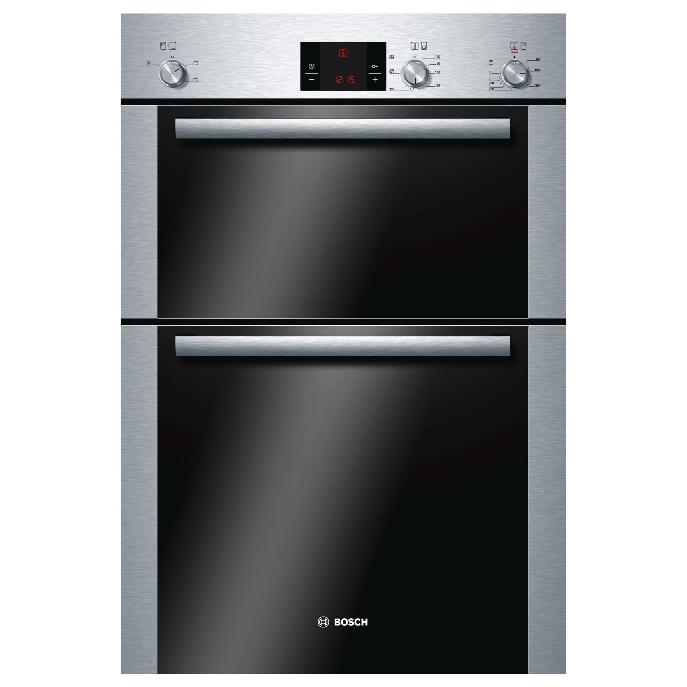 Bosch HBM13B251B Double Electric Oven, Stainless Steel at John Lewis