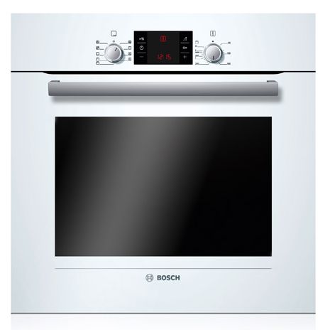 Bosch HBA53B520B Single Electric Oven, White at John Lewis