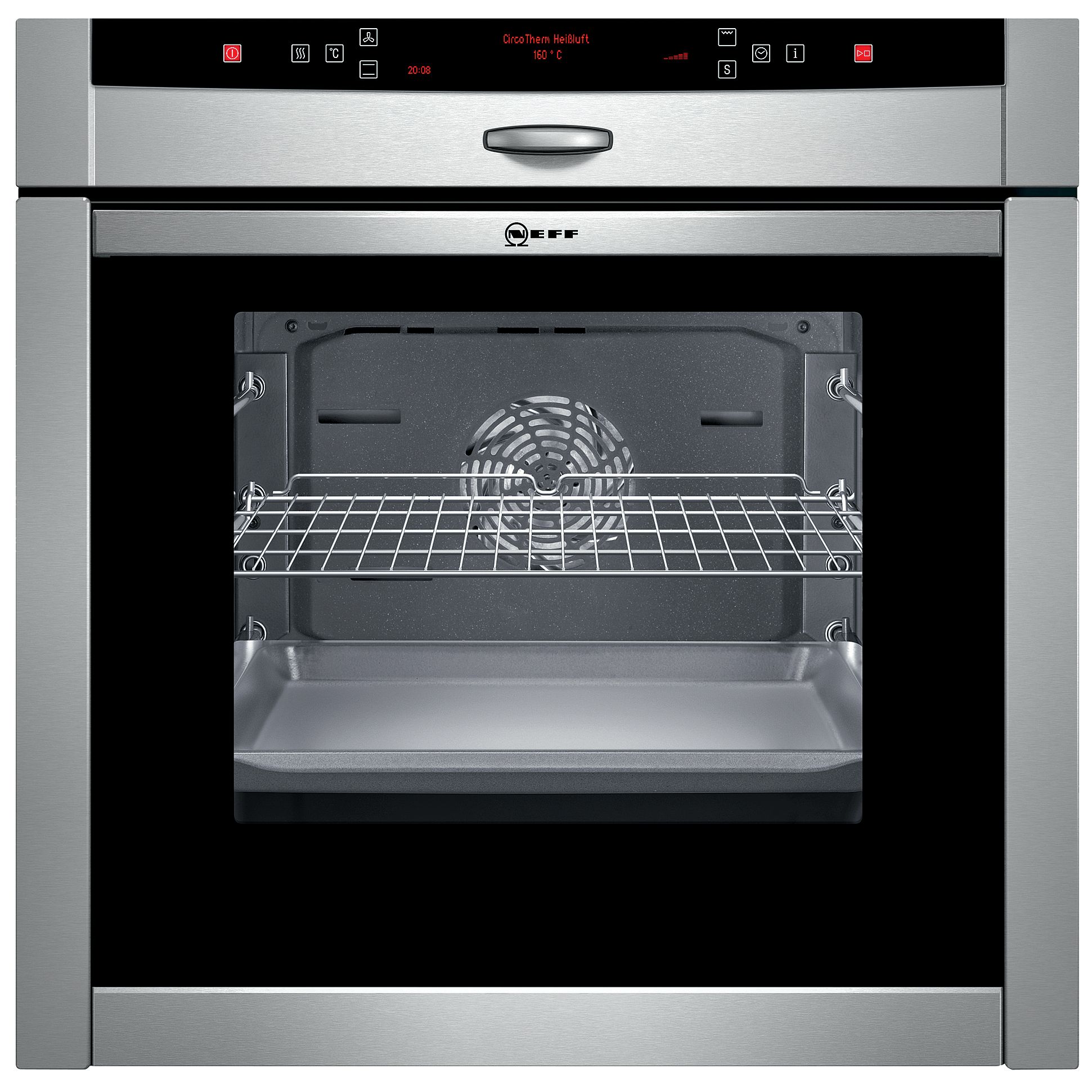 Neff B46W74N0GB Single Electric Oven, Stainless Steel