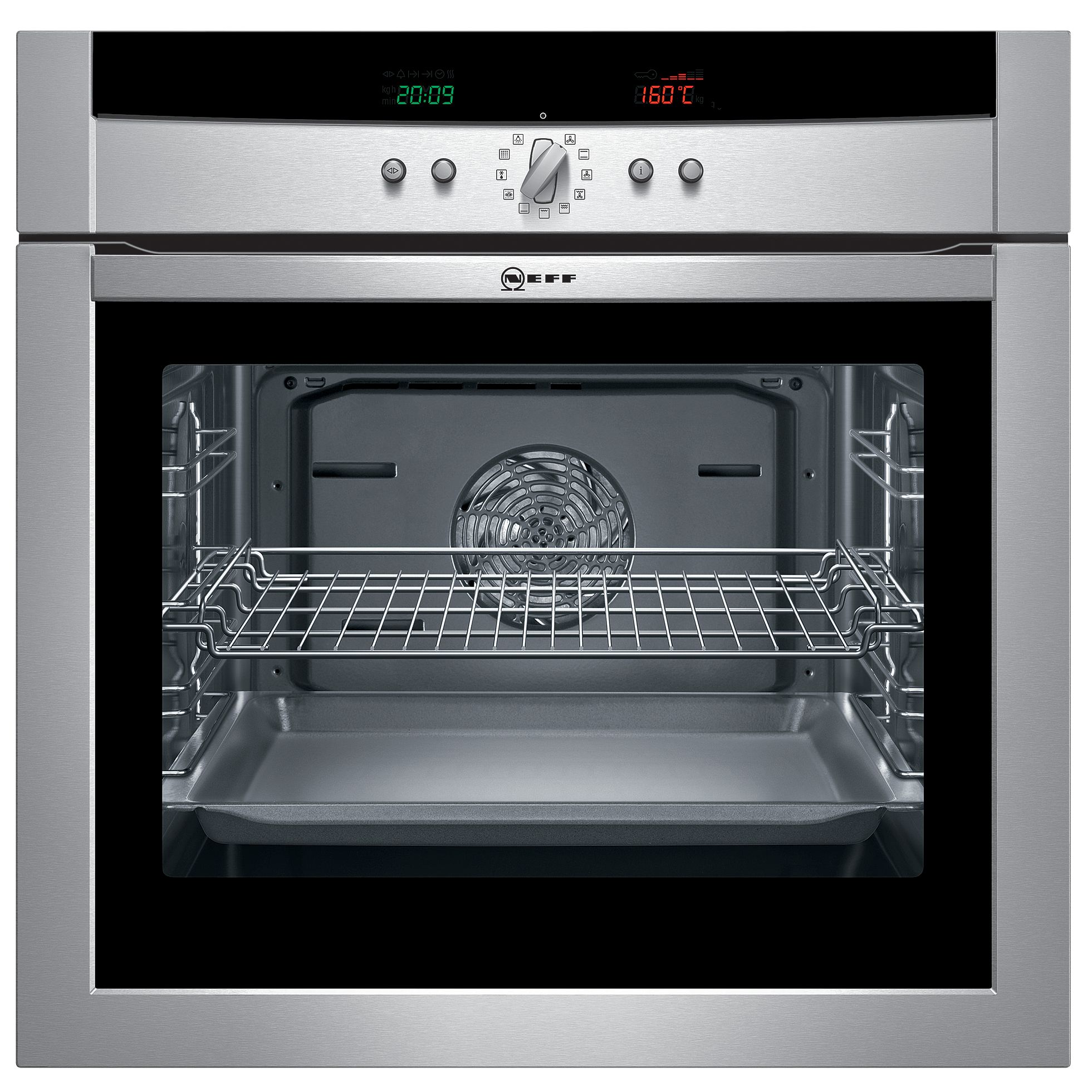Neff B15P42NOGB Single Electric Oven, Stainless Steel at John Lewis