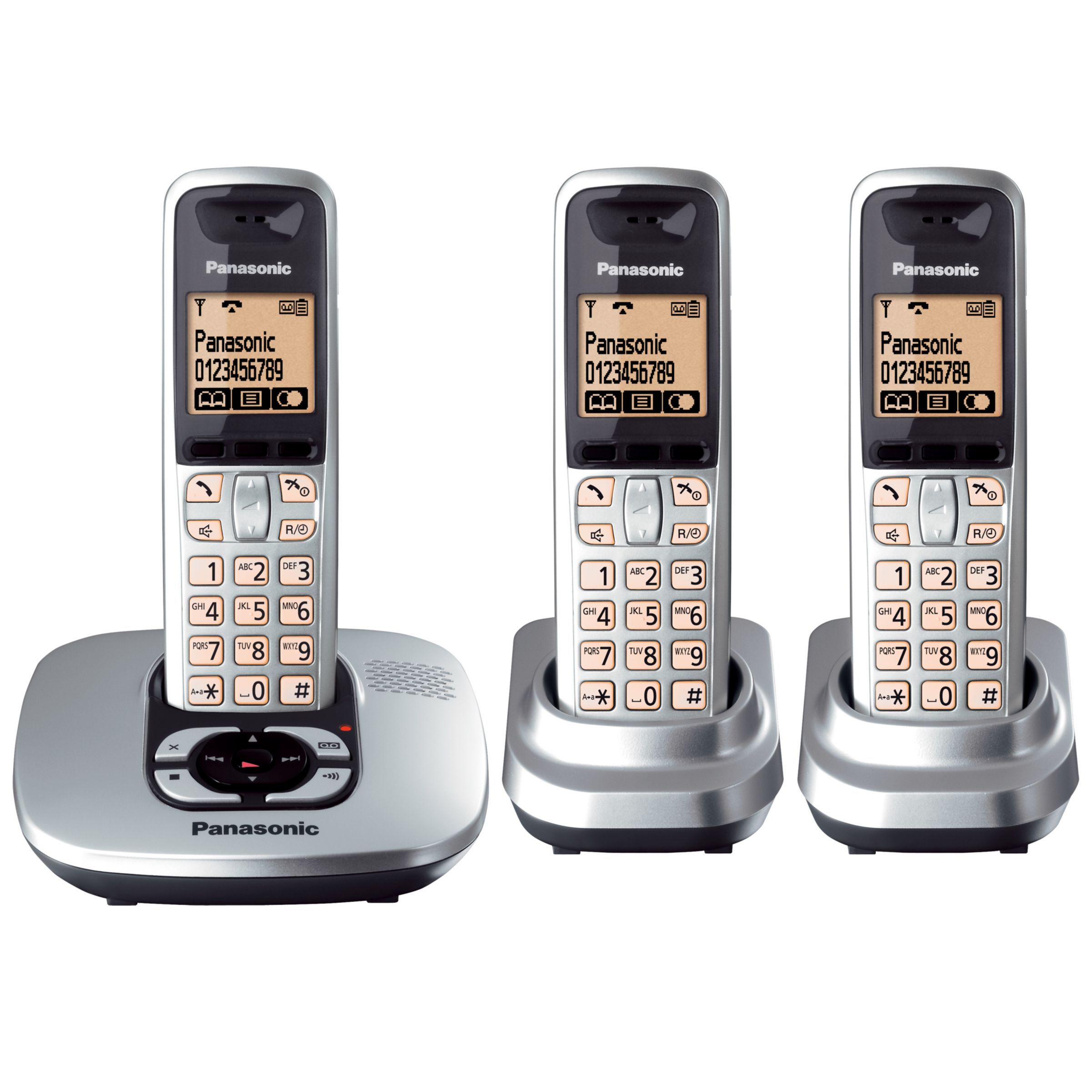 Panasonic KXTG6423ES Digital Telephone and Answering Machine, Trio DECT