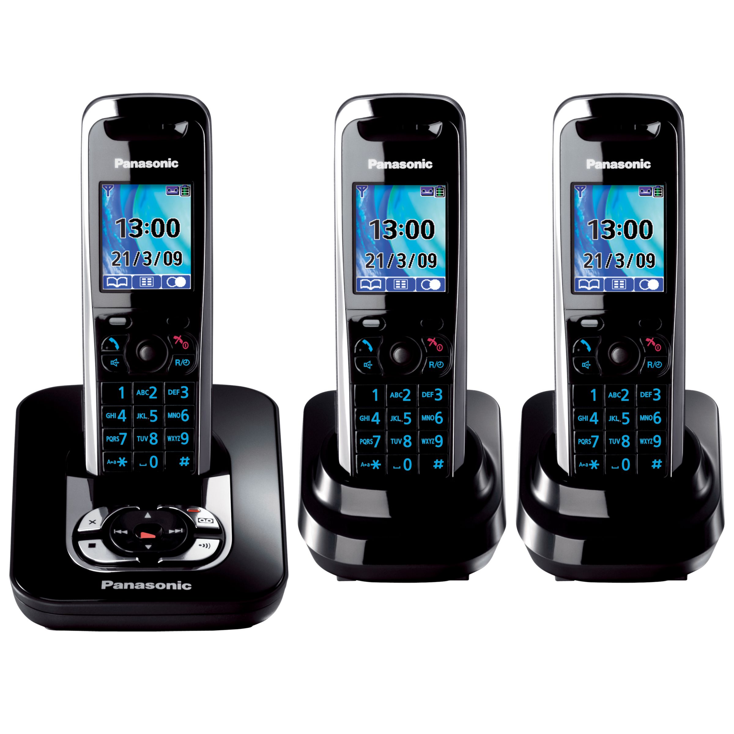 Panasonic KXTG8423EB Digital Telephone and Answering Machine, Trio DECT