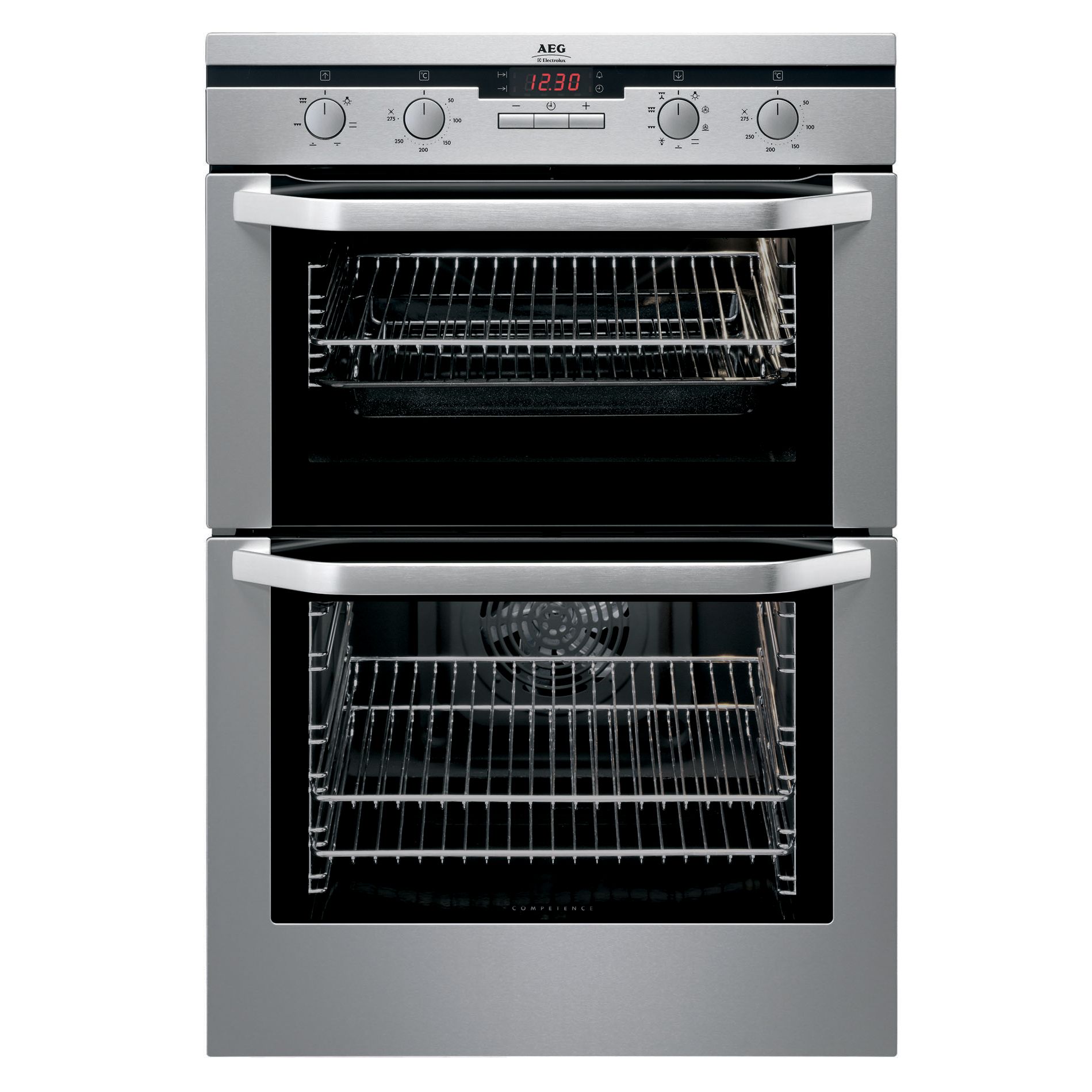 AEG D41116M Double Electric Oven, Stainless Steel at John Lewis