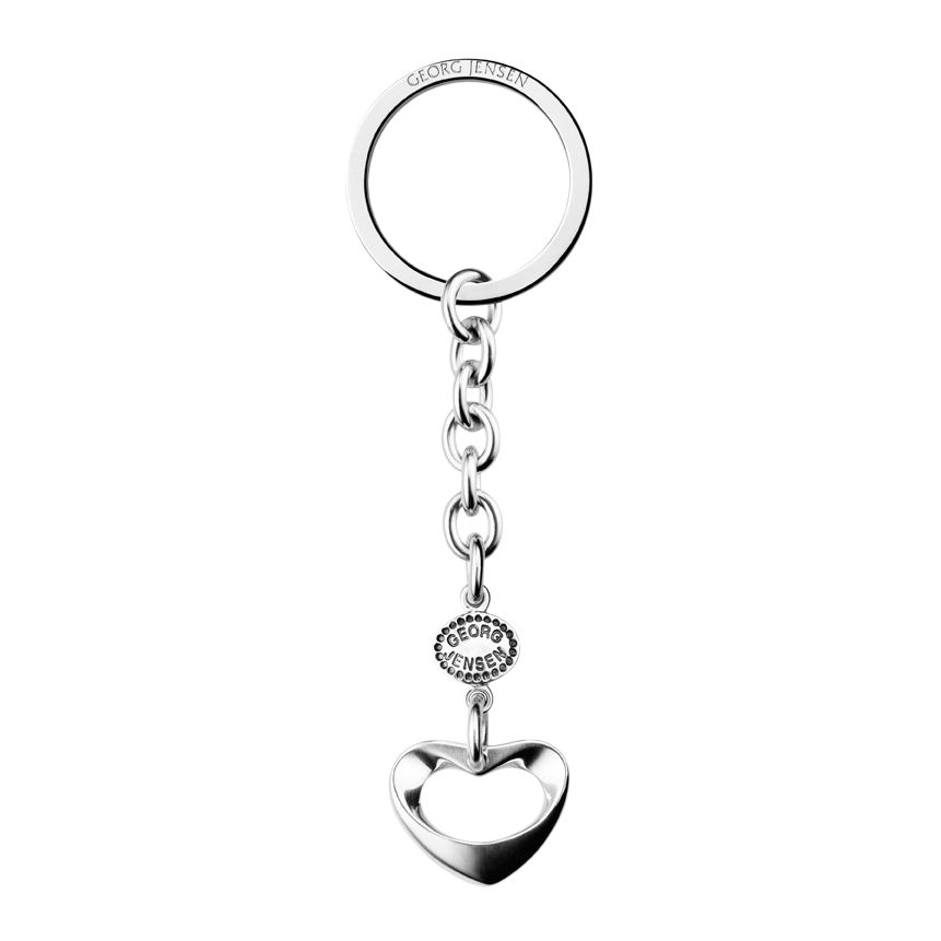 Georg Jensen Sterling Silver Heart Keyring