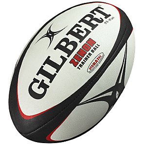 James Gilbert Zenon Trainer Rugby Ball, Size 4