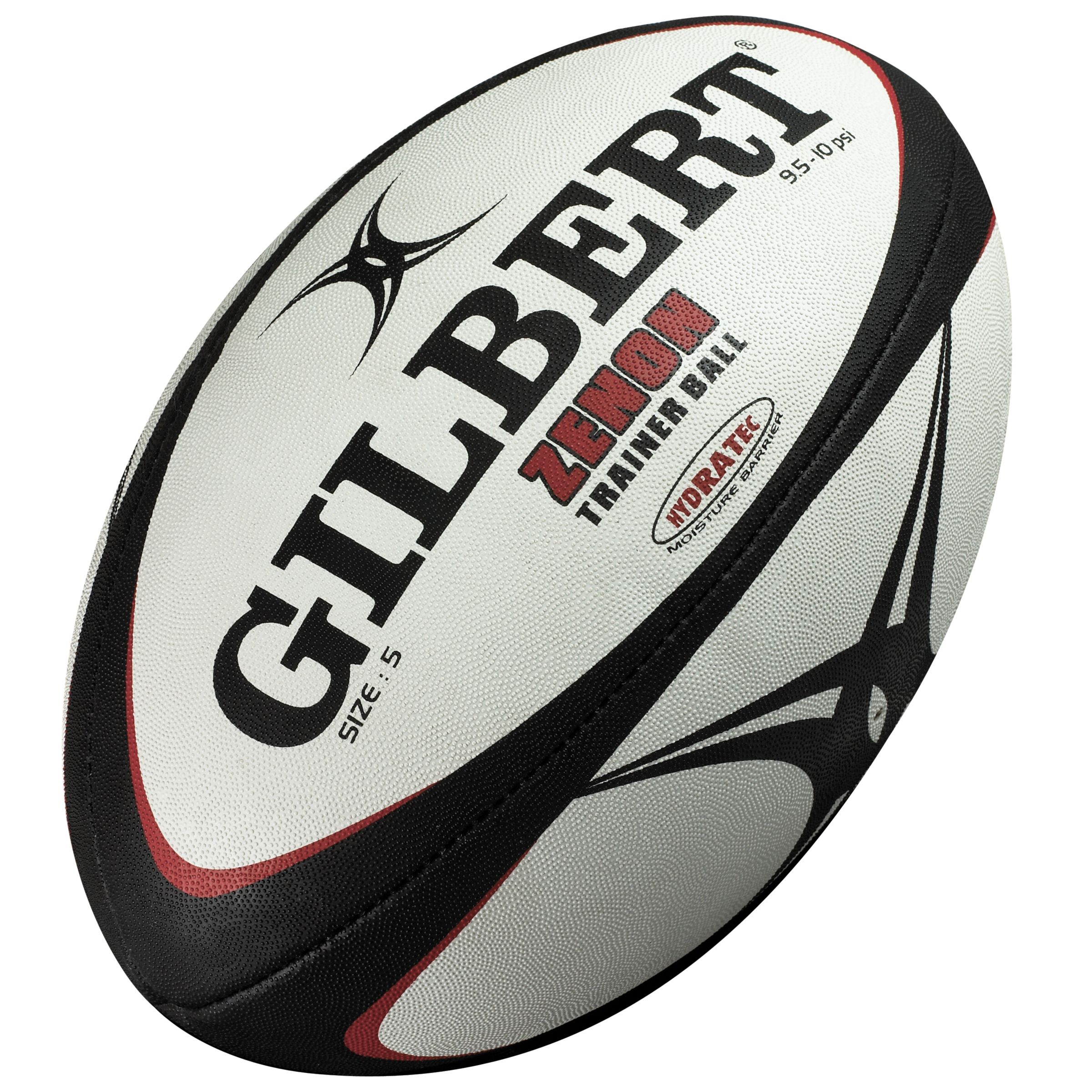 James Gilbert Zenon Trainer Rugby Ball, Size 5