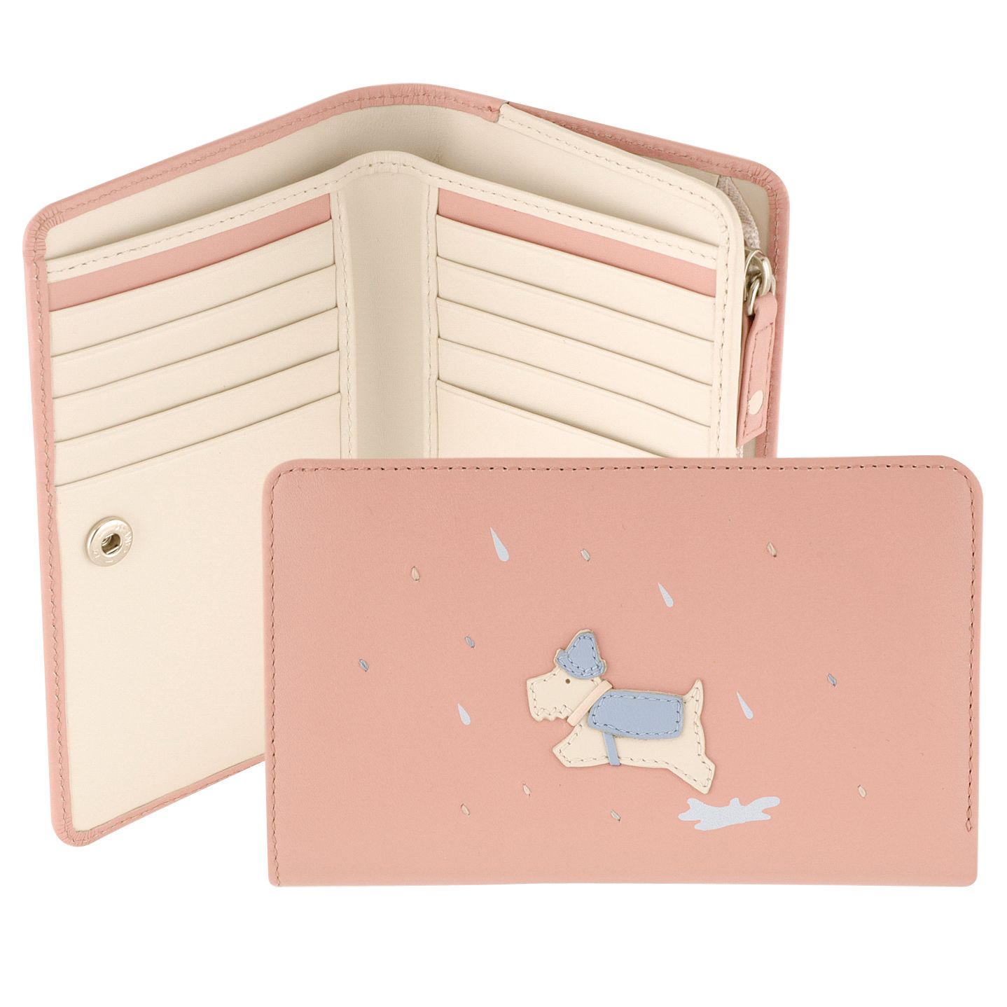 Radley Rainy Days Medium Zip Purse, Pink