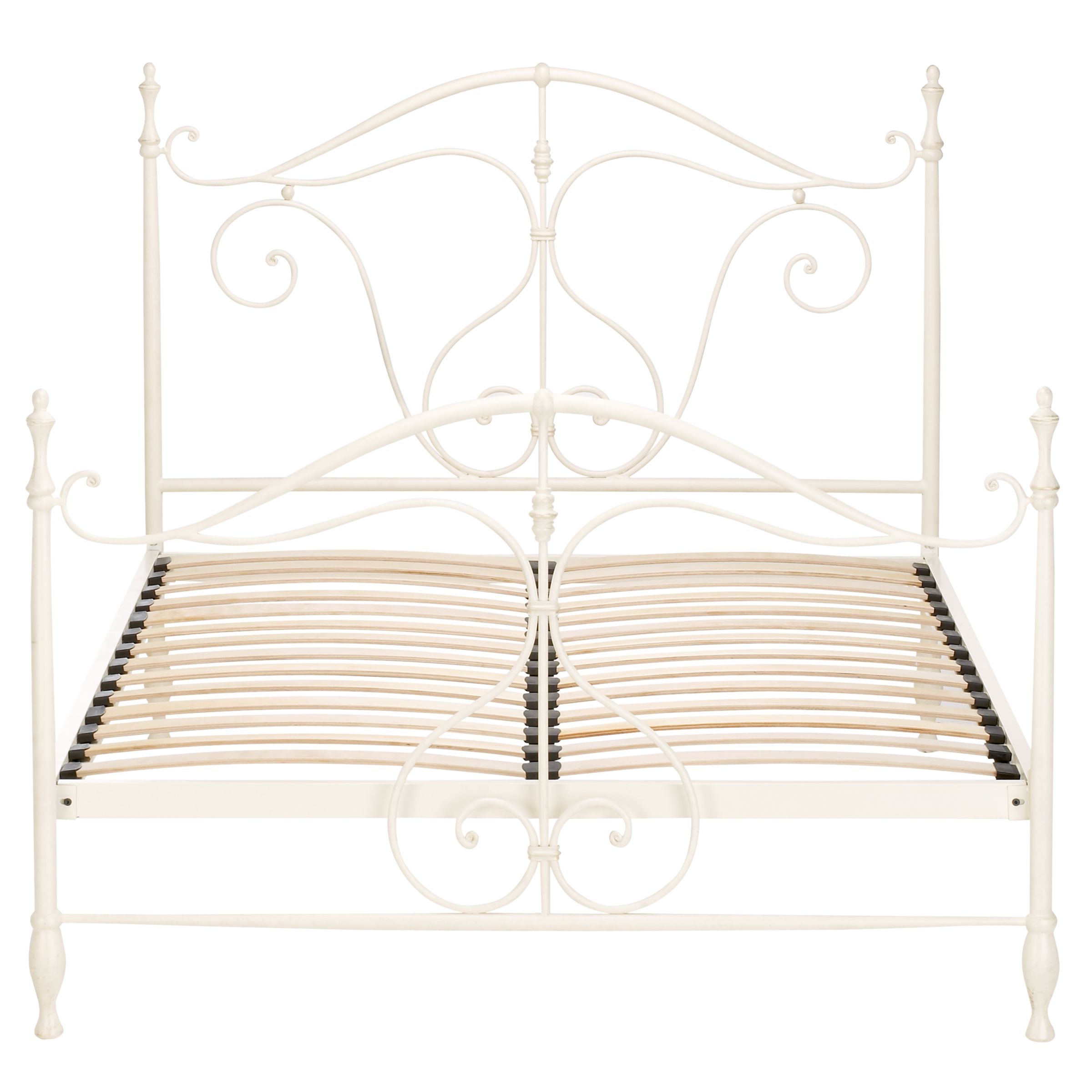 John Lewis Como Bedstead, Ivory, Double at John Lewis