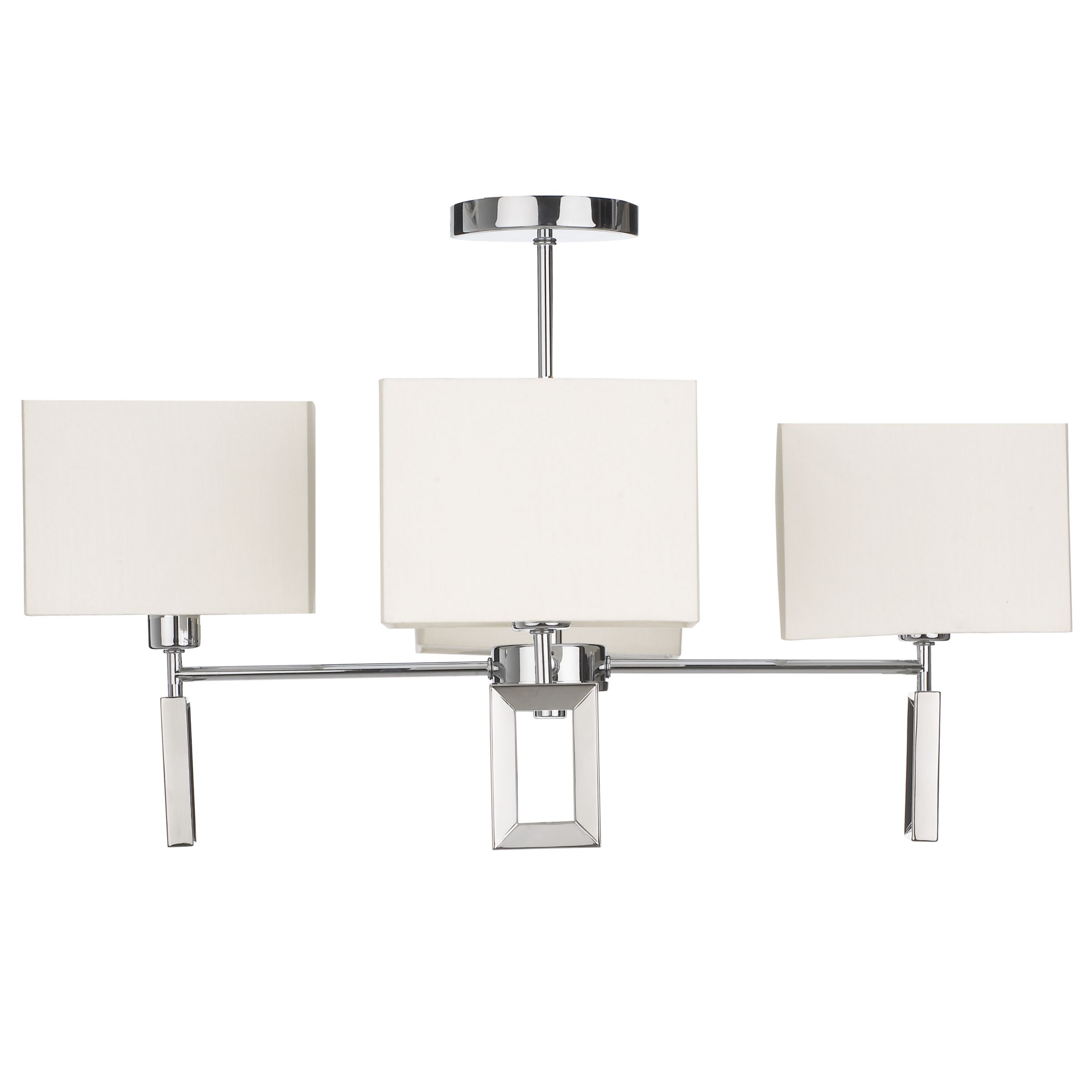 John Lewis Quadrate Ceiling Light, 4 Arm