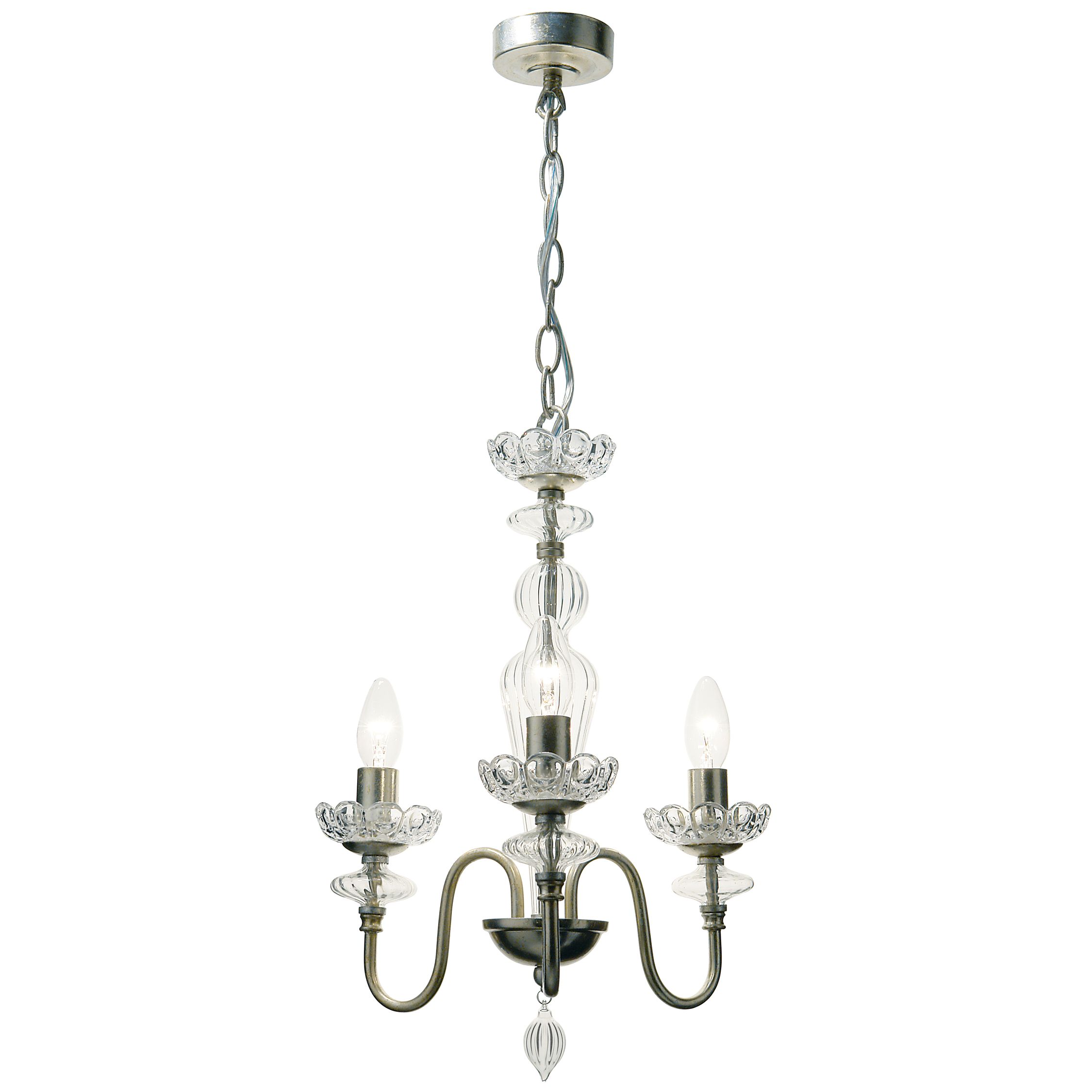 John Lewis Ava Lewis Ceiling Light, 3 Arm