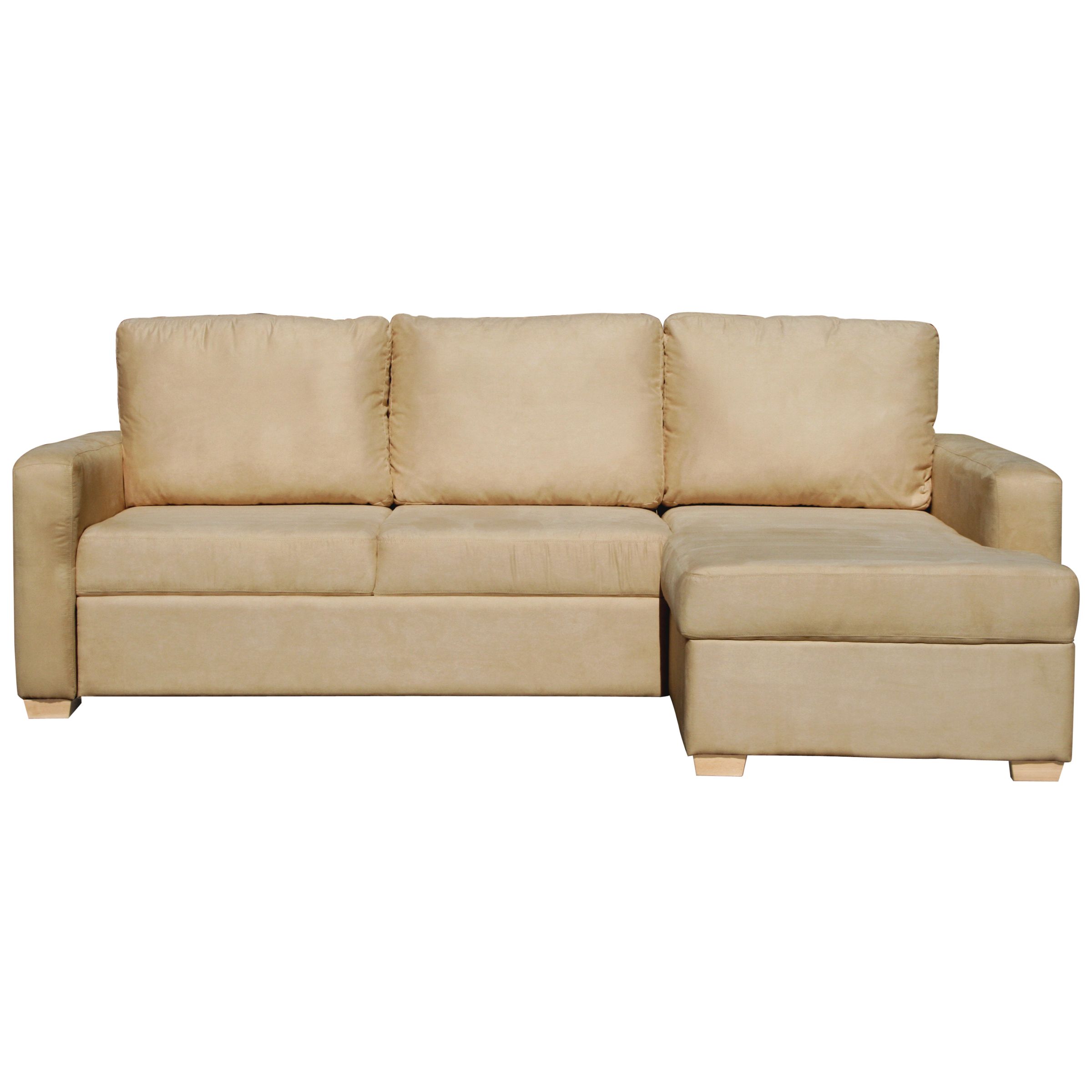 John Lewis Tara RHF Sofa Bed, Cinnamon at John Lewis