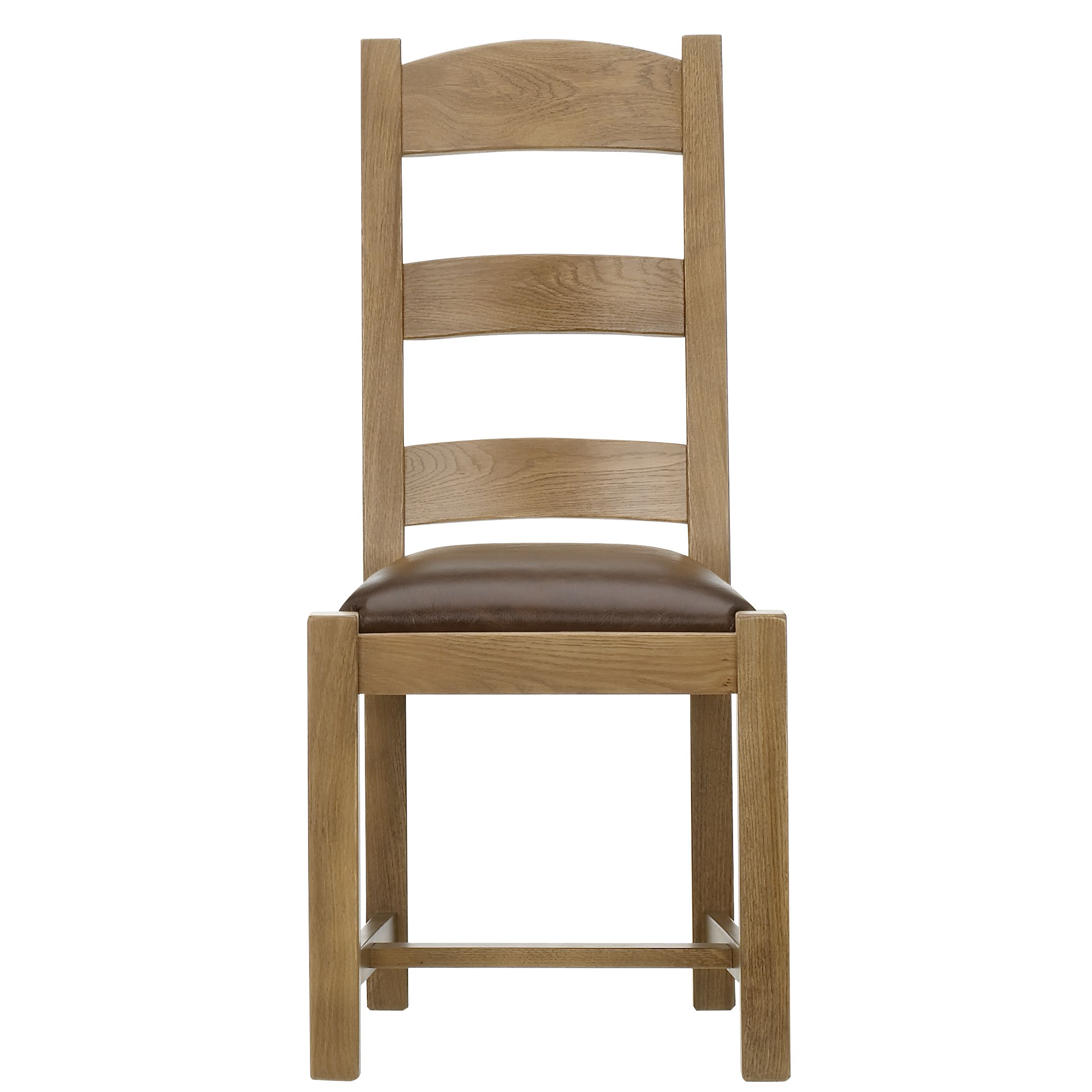 John Lewis Ardennes Leather Dining Chair, Cognac
