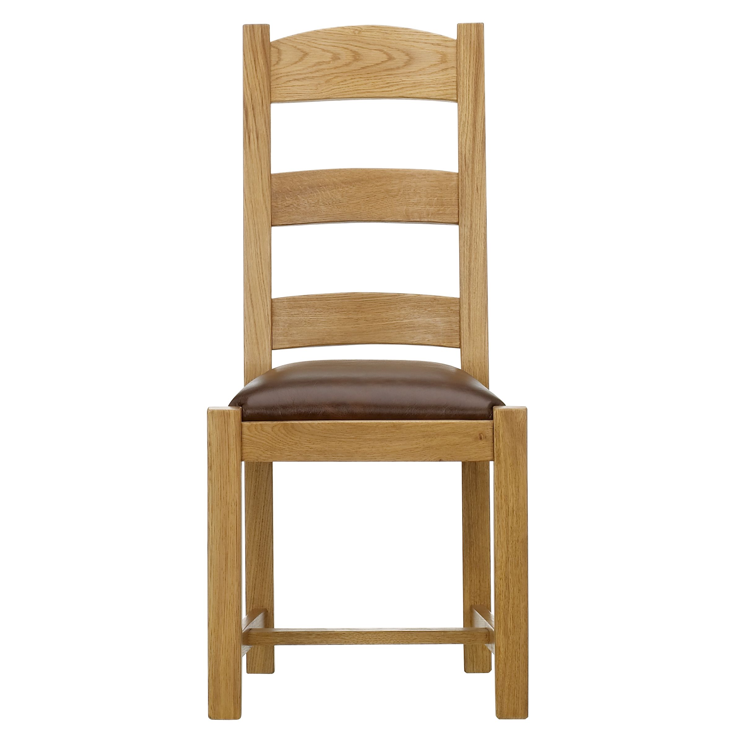 John Lewis Ardennes Leather Dining Chair, Sarlat