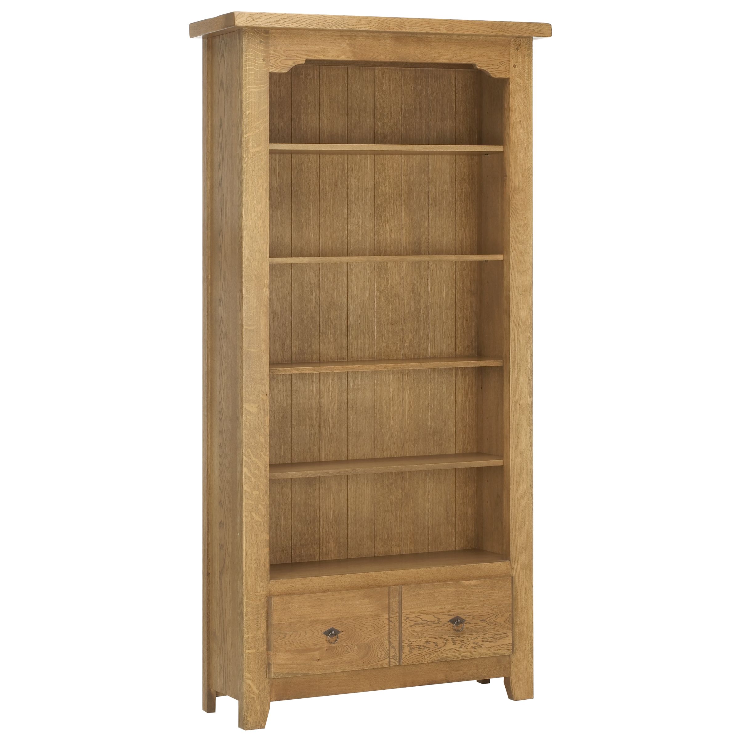 John Lewis Ardennes 1 Drawer Bookcase, Cognac