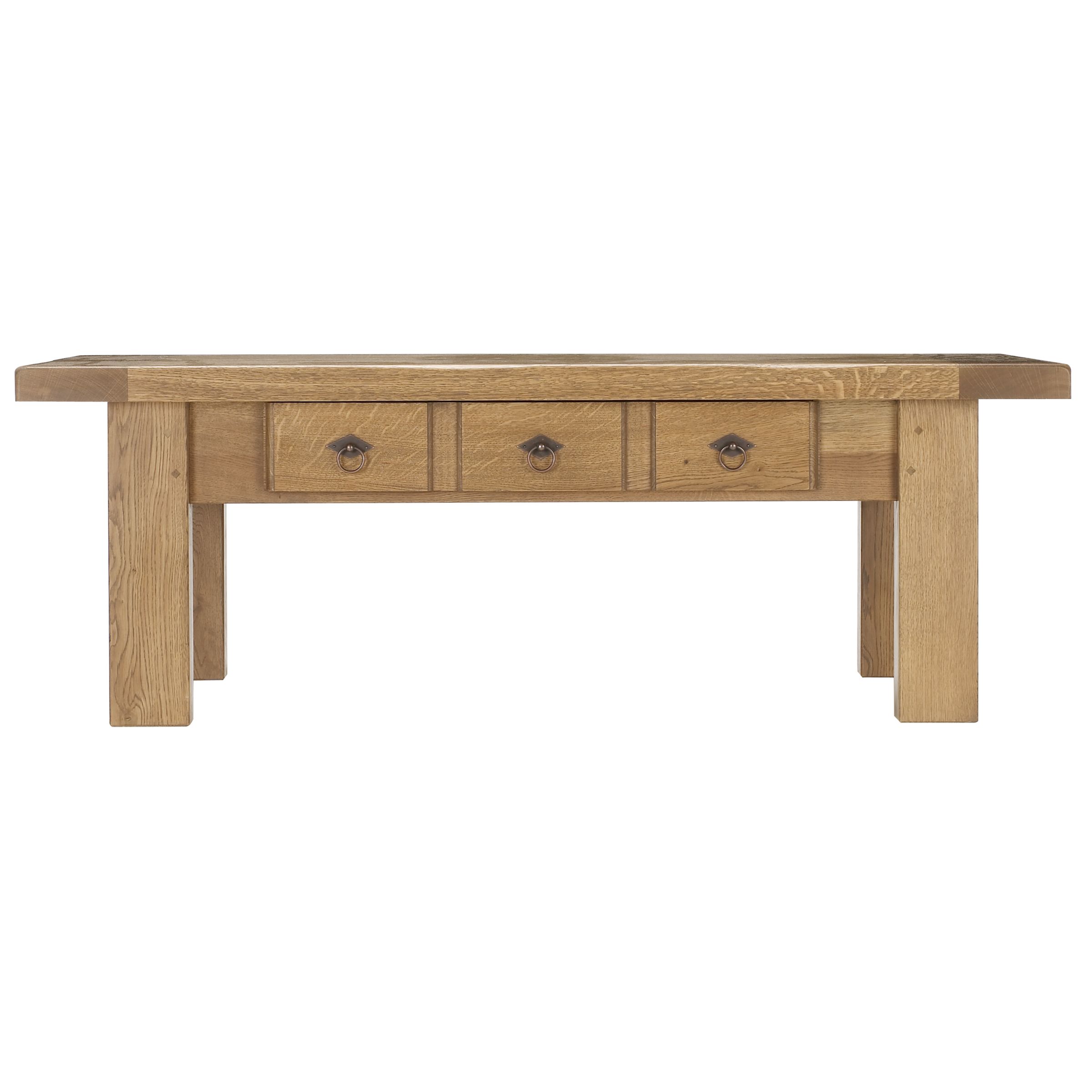 John Lewis Ardennes 1 Drawer Coffee Table, Cognac