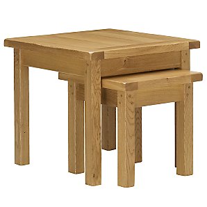 John Lewis Ardennes Nest of 2 Tables, Sarlat