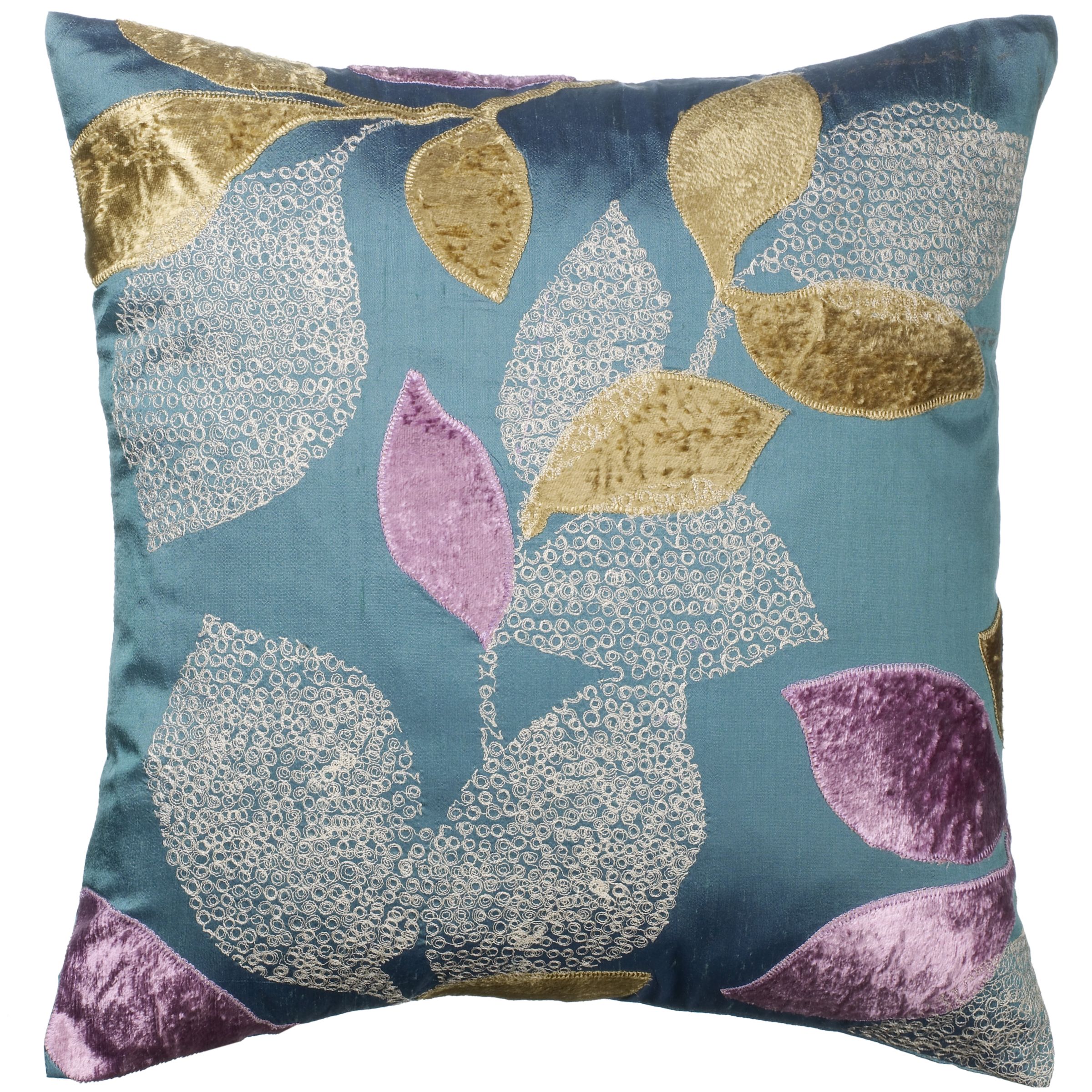 John Lewis Digital Cushion, Storm Teal