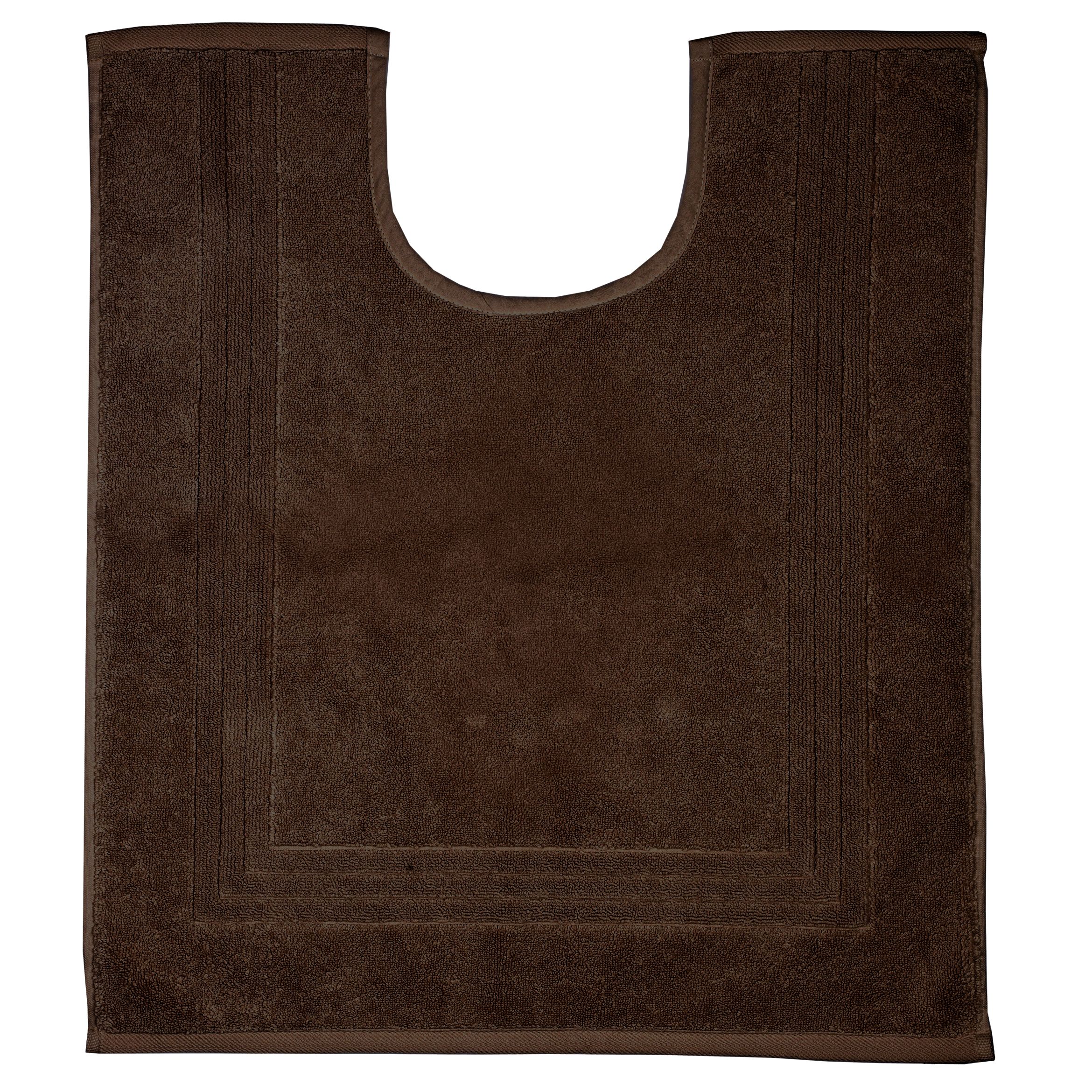 John Lewis Egyptian Pedestal Mat Chocolate