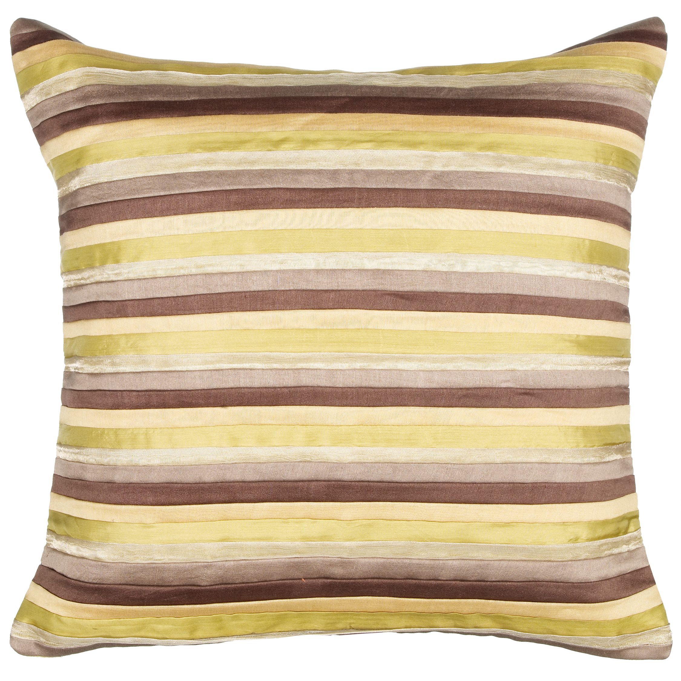 John Lewis Cha Cha Stripe Cushion, Straw