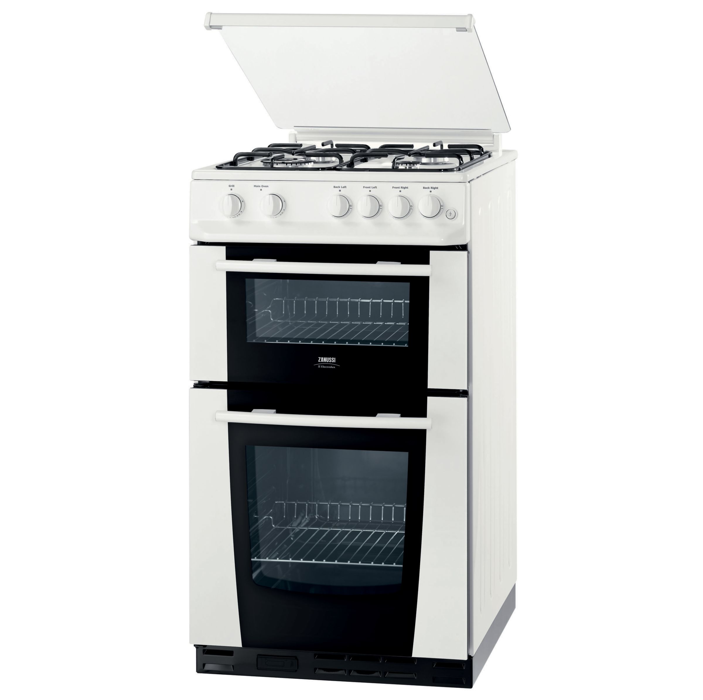 Zanussi ZKG5020WFN Gas Cooker, White
