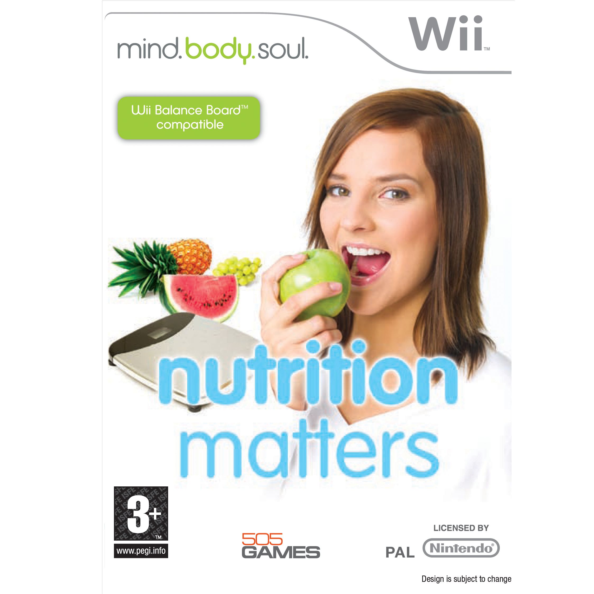Mind Body and Soul Nutrition Matters Wii