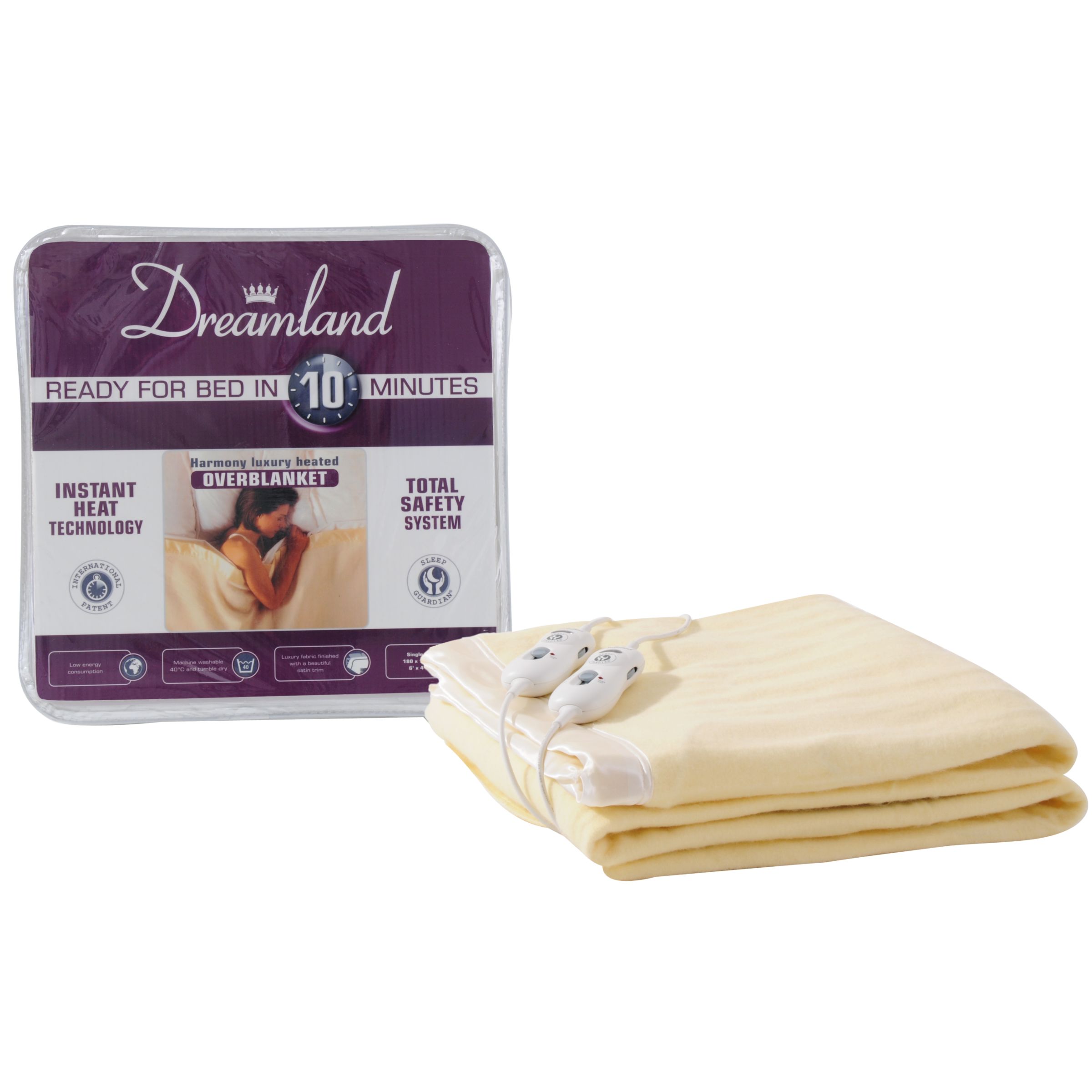 Dreamland 6872 Electric Overblanket, Double