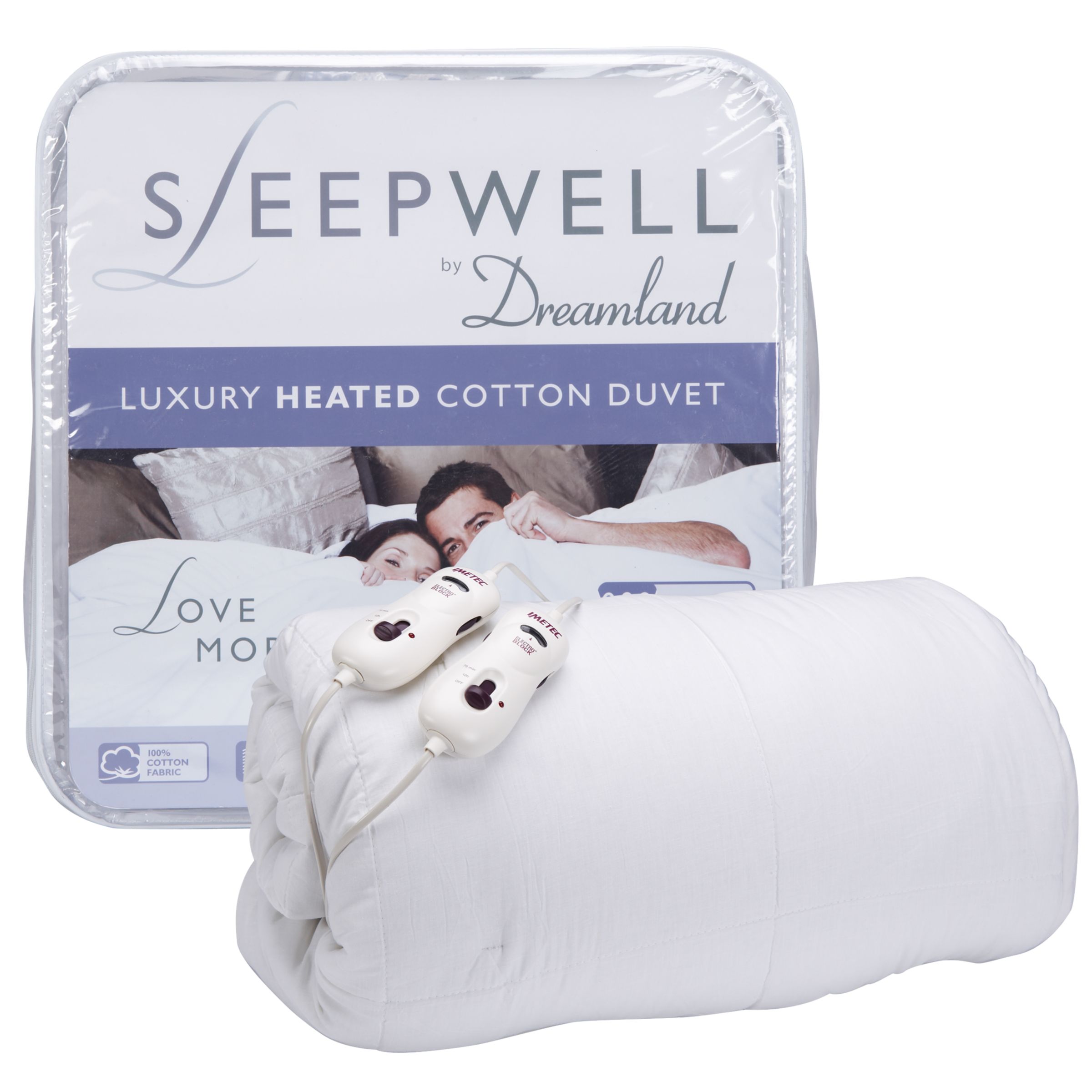 Dreamland Sleepwell 6875 Luxury Heated Duvet, Double