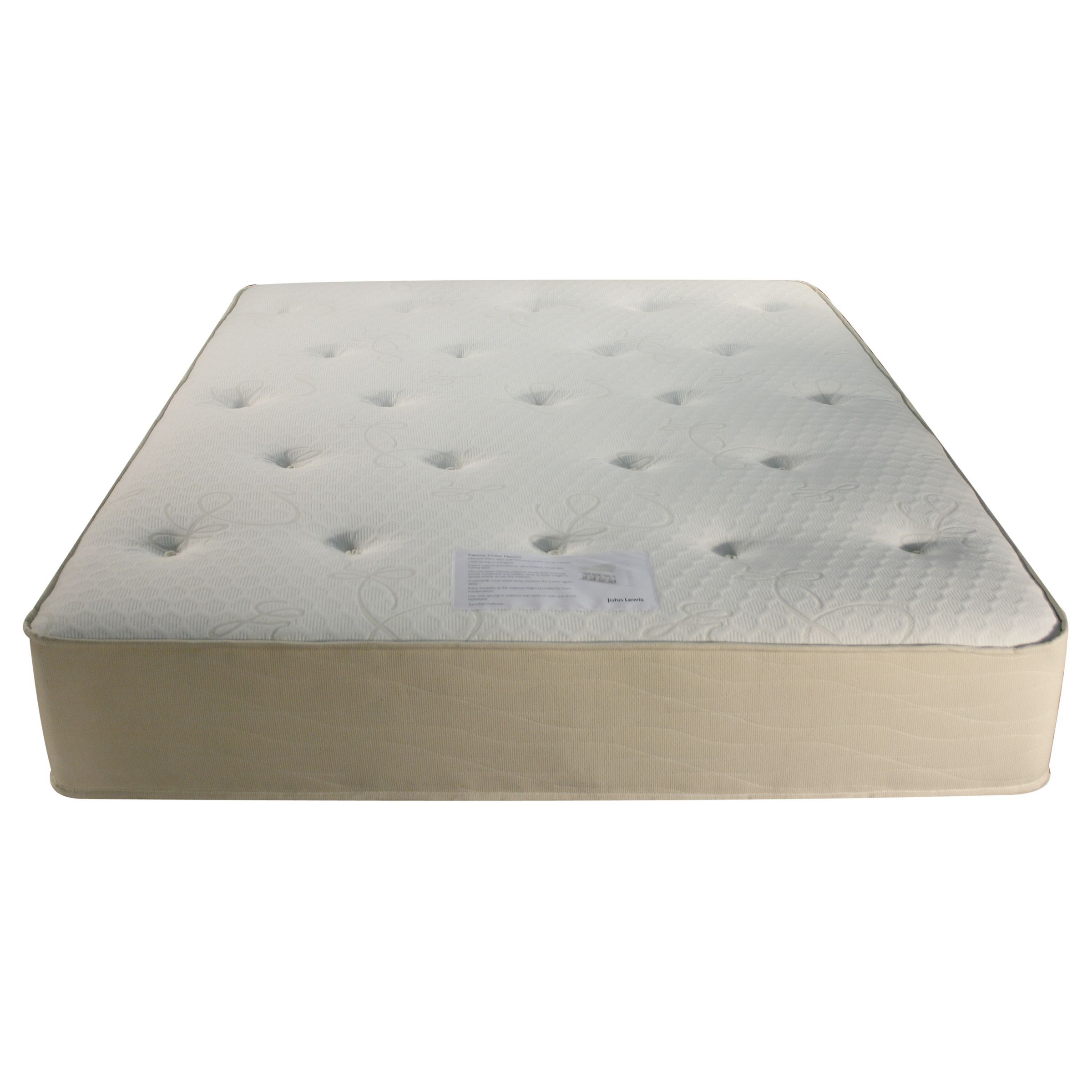 John Lewis Superior 2 Latex Memory Mattress, Single at John Lewis