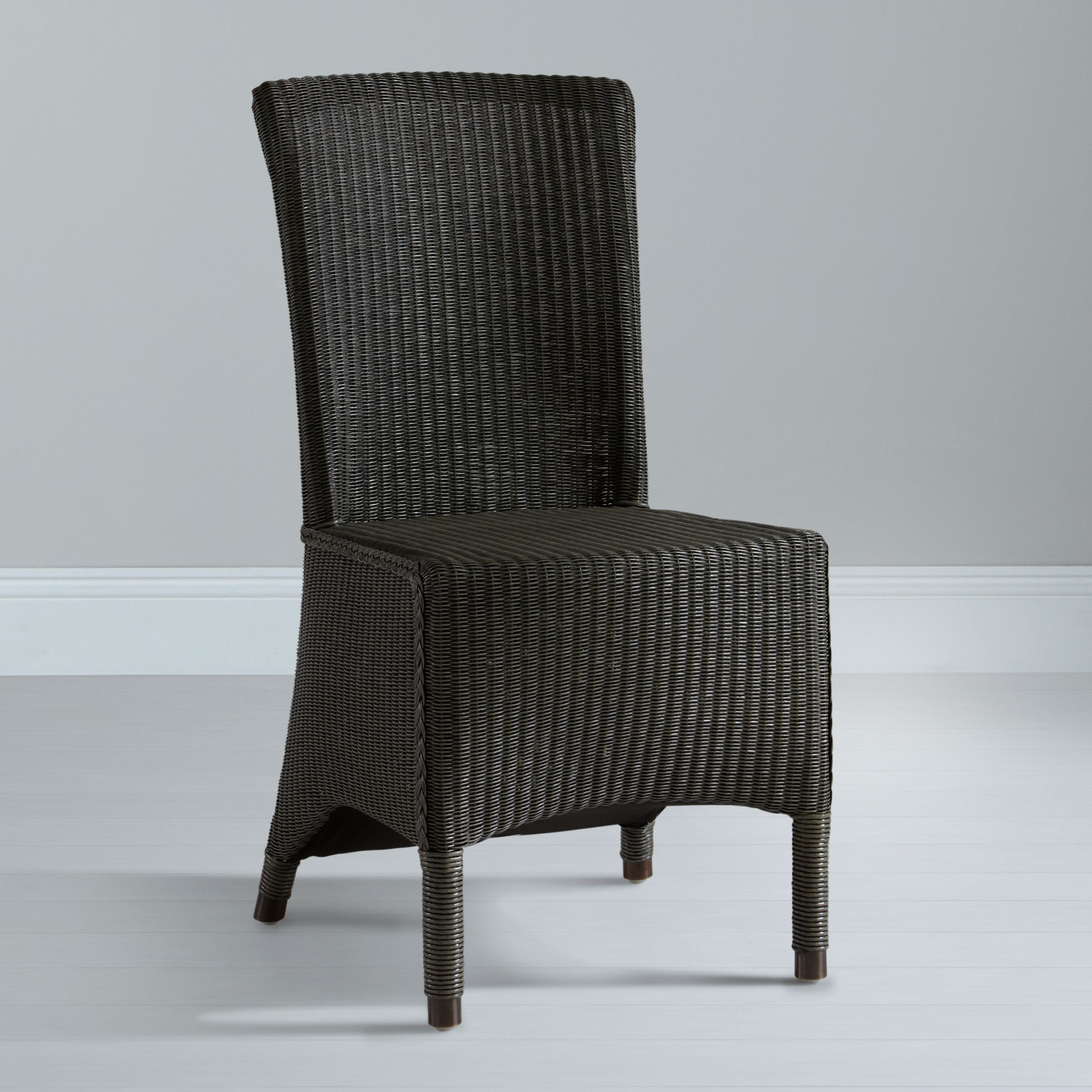 John Lewis Neptune Havana Lloyd Loom Dining Chair, Slate