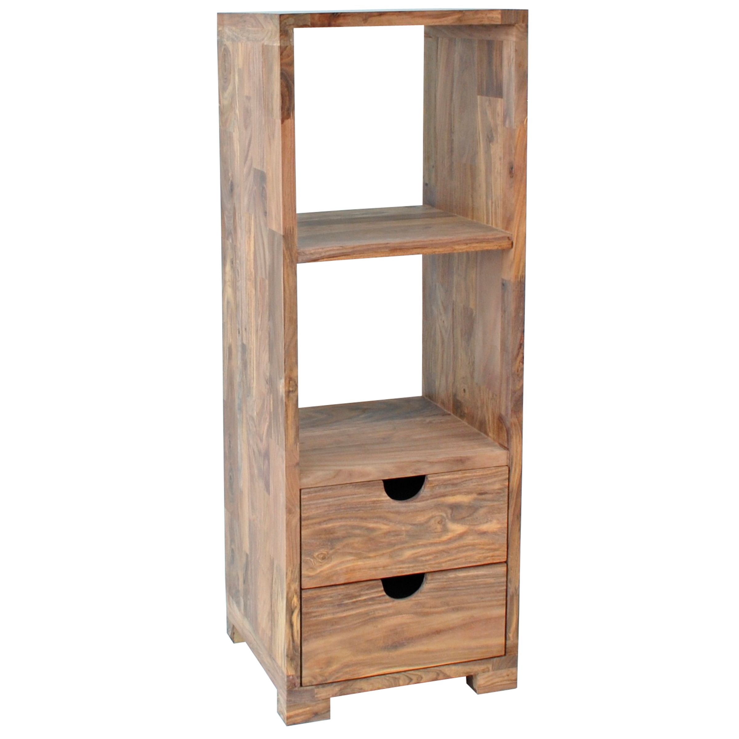 Stowaway Single 2 Drawer Bookcase,