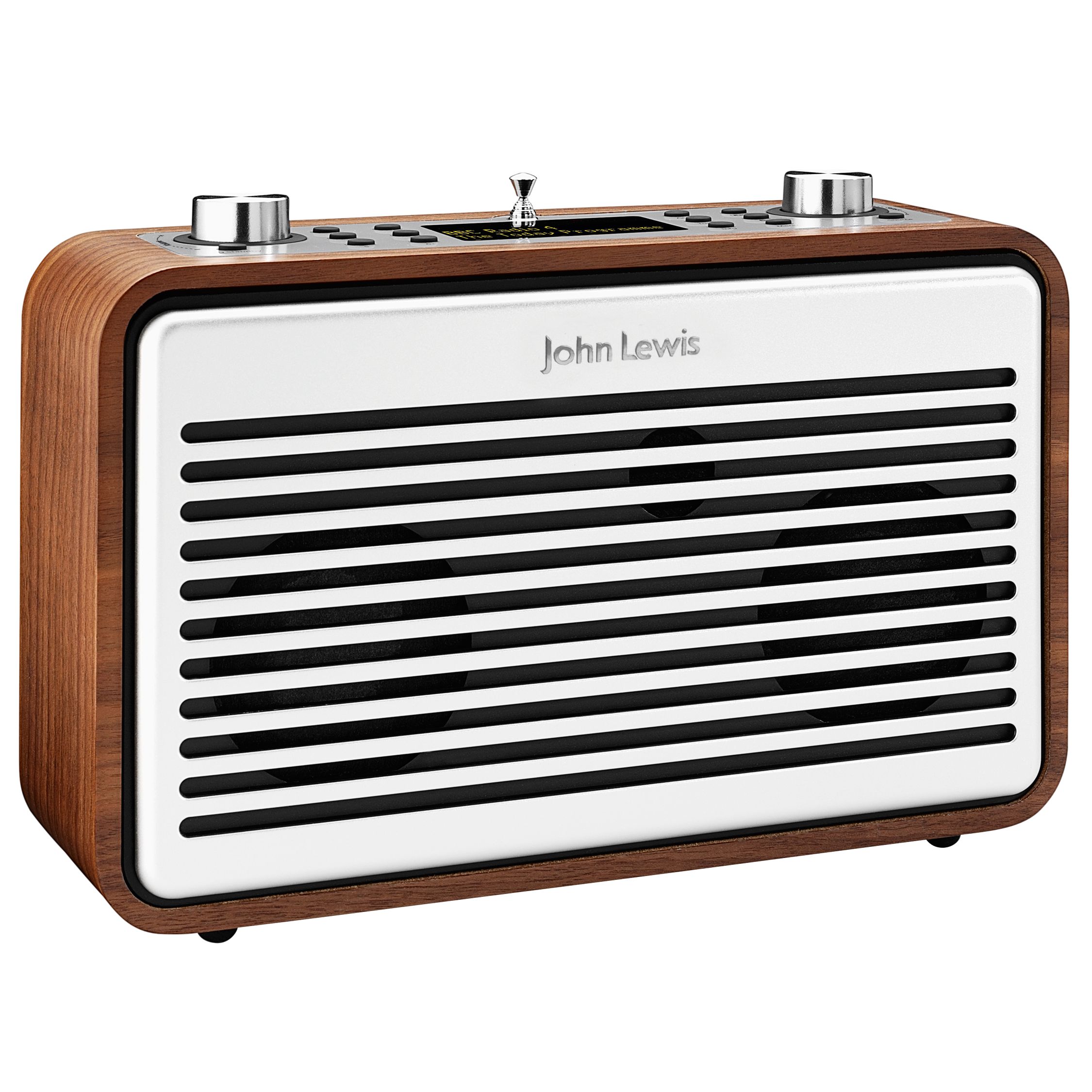 John Lewis DAB Radio, Walnut