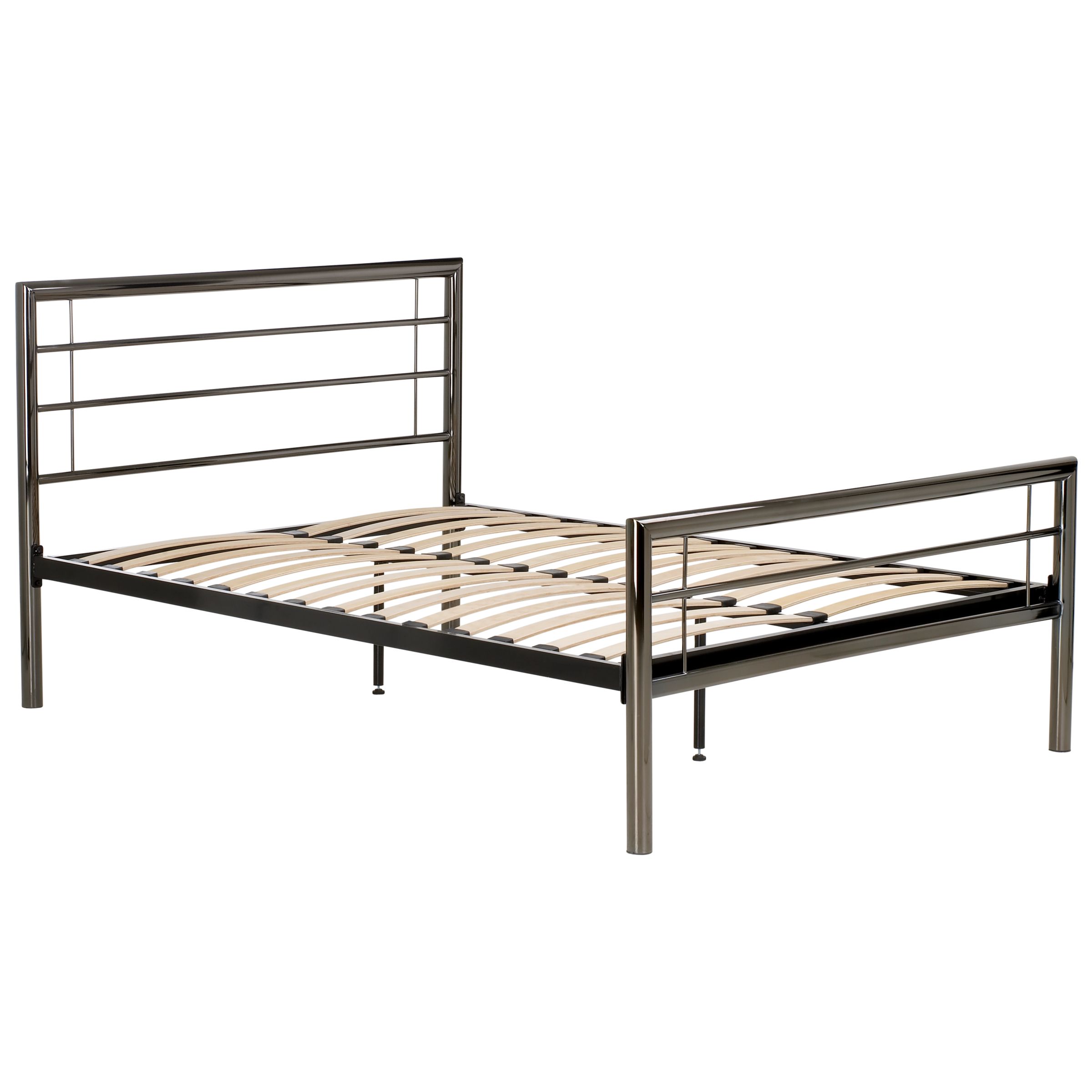 John Lewis Aquarius Bedstead, Black Nickel, Double