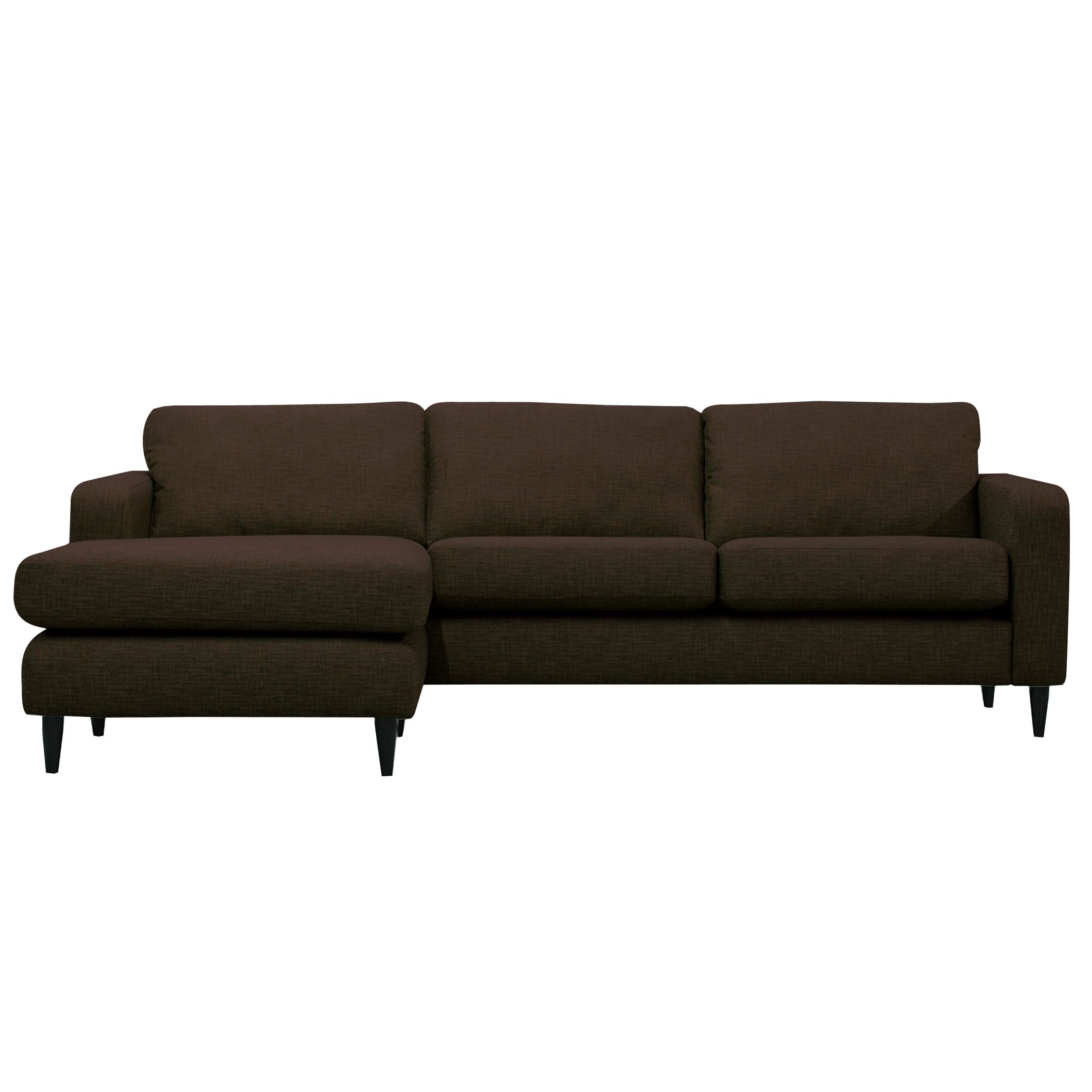 John Lewis Hoxton Left Hand Facing Seat Unit, Bolero Brown
