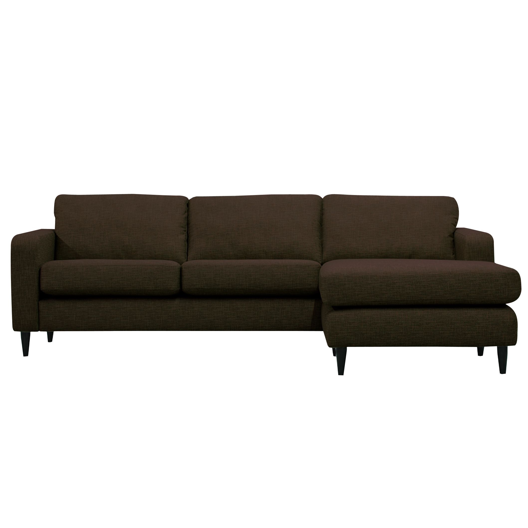 John Lewis Hoxton Right Hand Facing Seat Unit, Bolero Brown