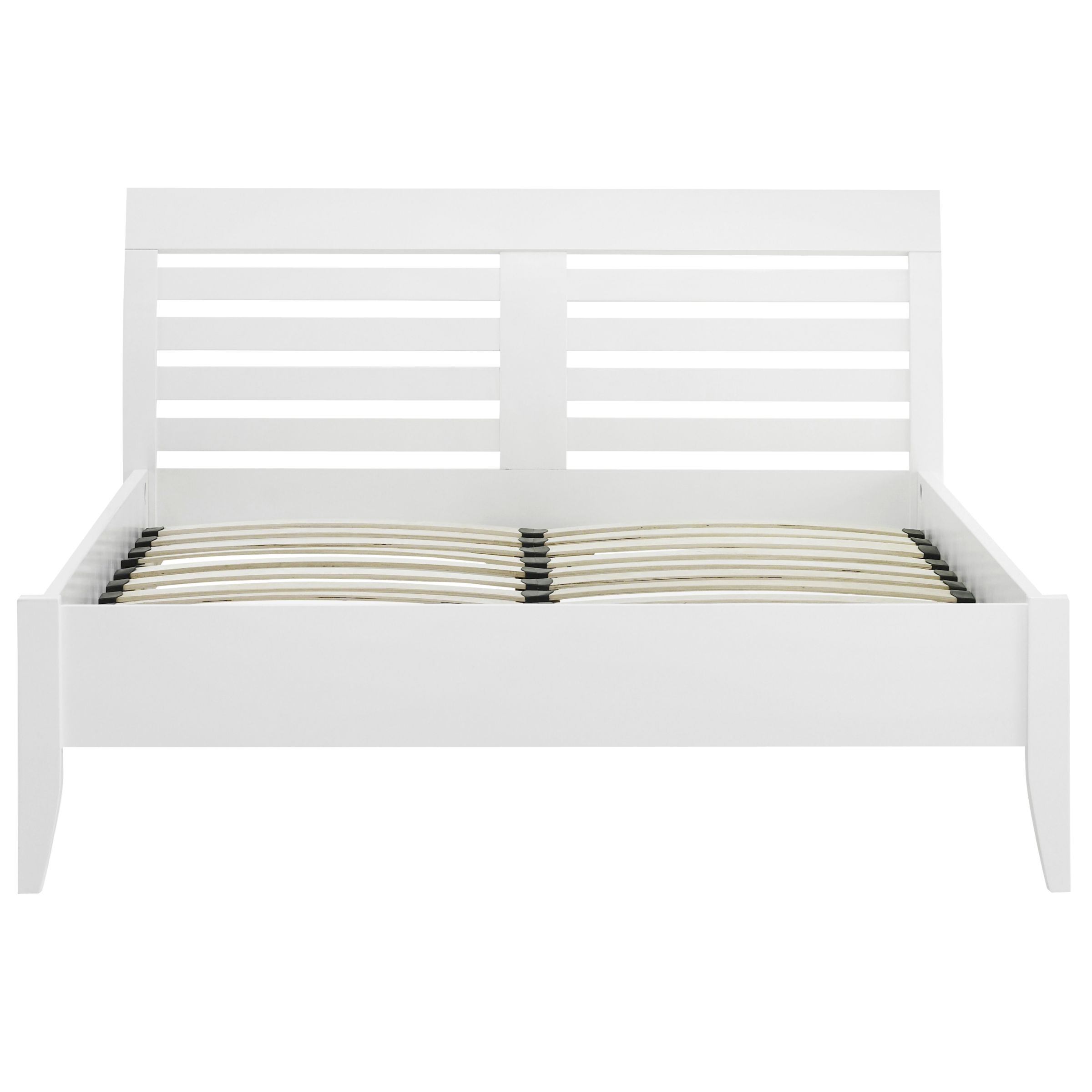 John Lewis Aspen Bedstead, White, Kingsize at John Lewis