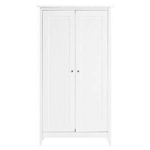 John Lewis Aspen 2 Door Wardrobe, White