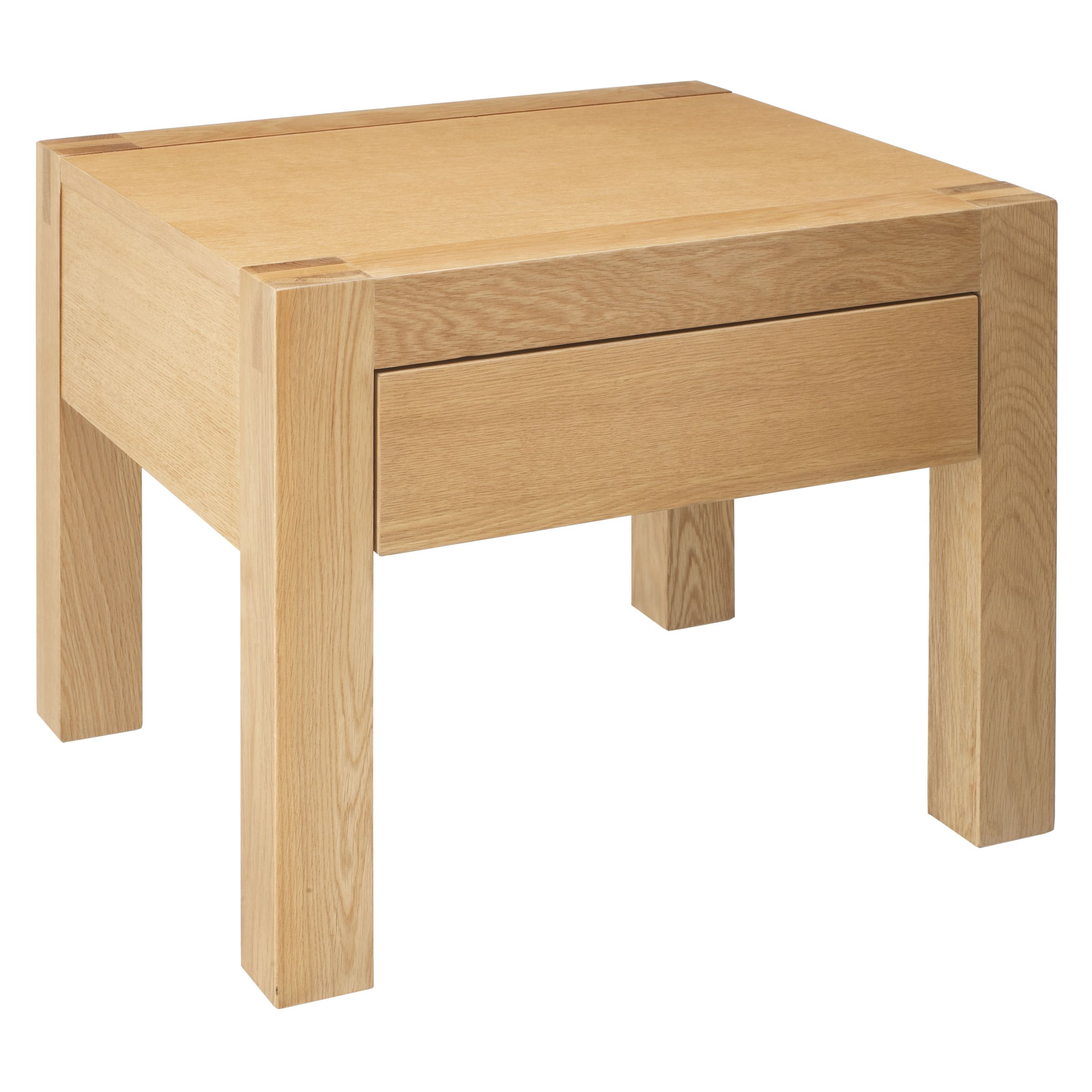 John Lewis Halsted Oak Bedside Table