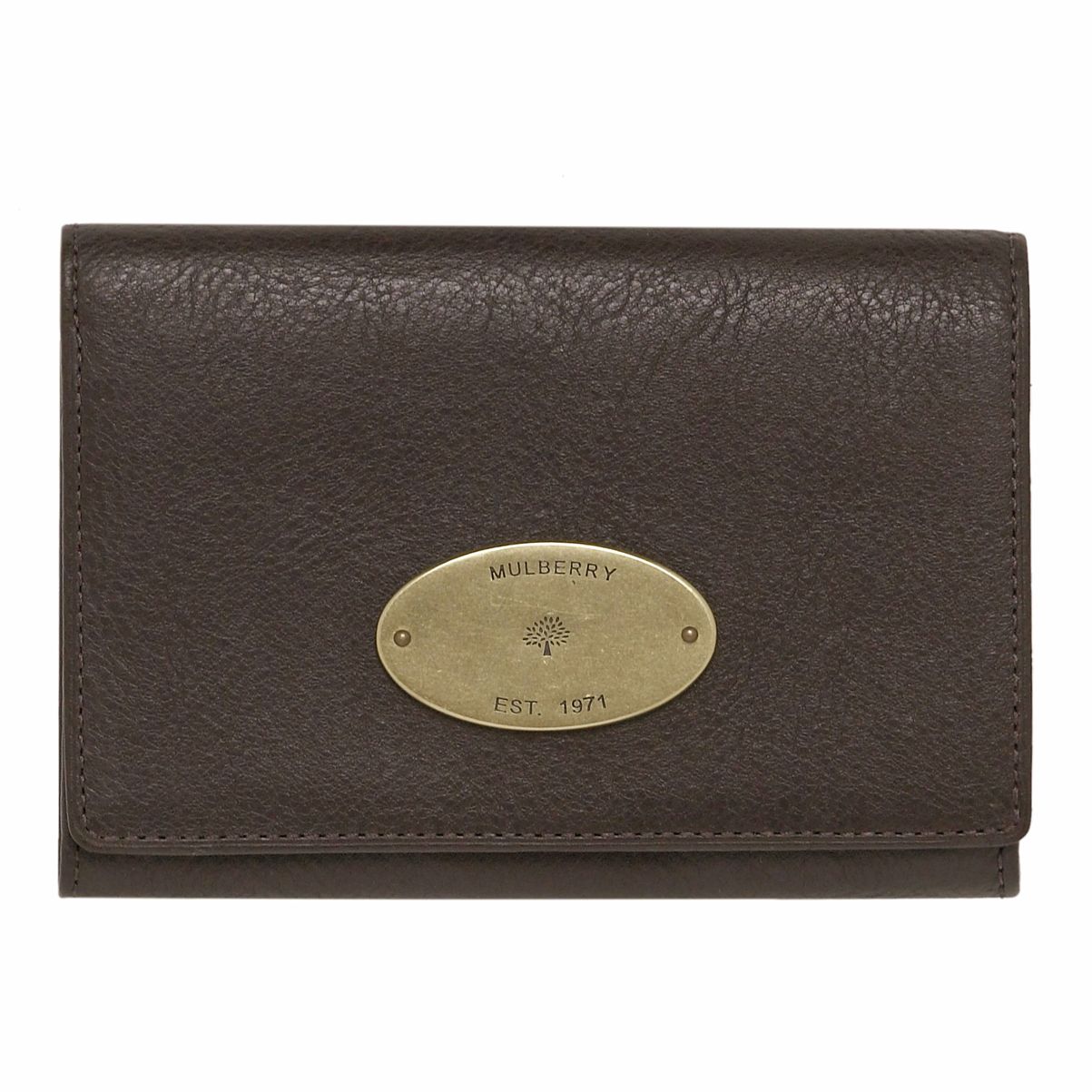 Mulberry Leather French Purse, Brown at John Lewis